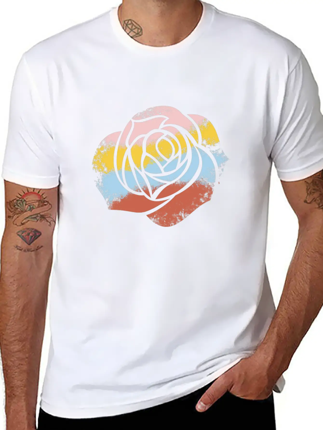 Flower Basic Graphic T-Shirt – Daily Comfort In Soft Cotton