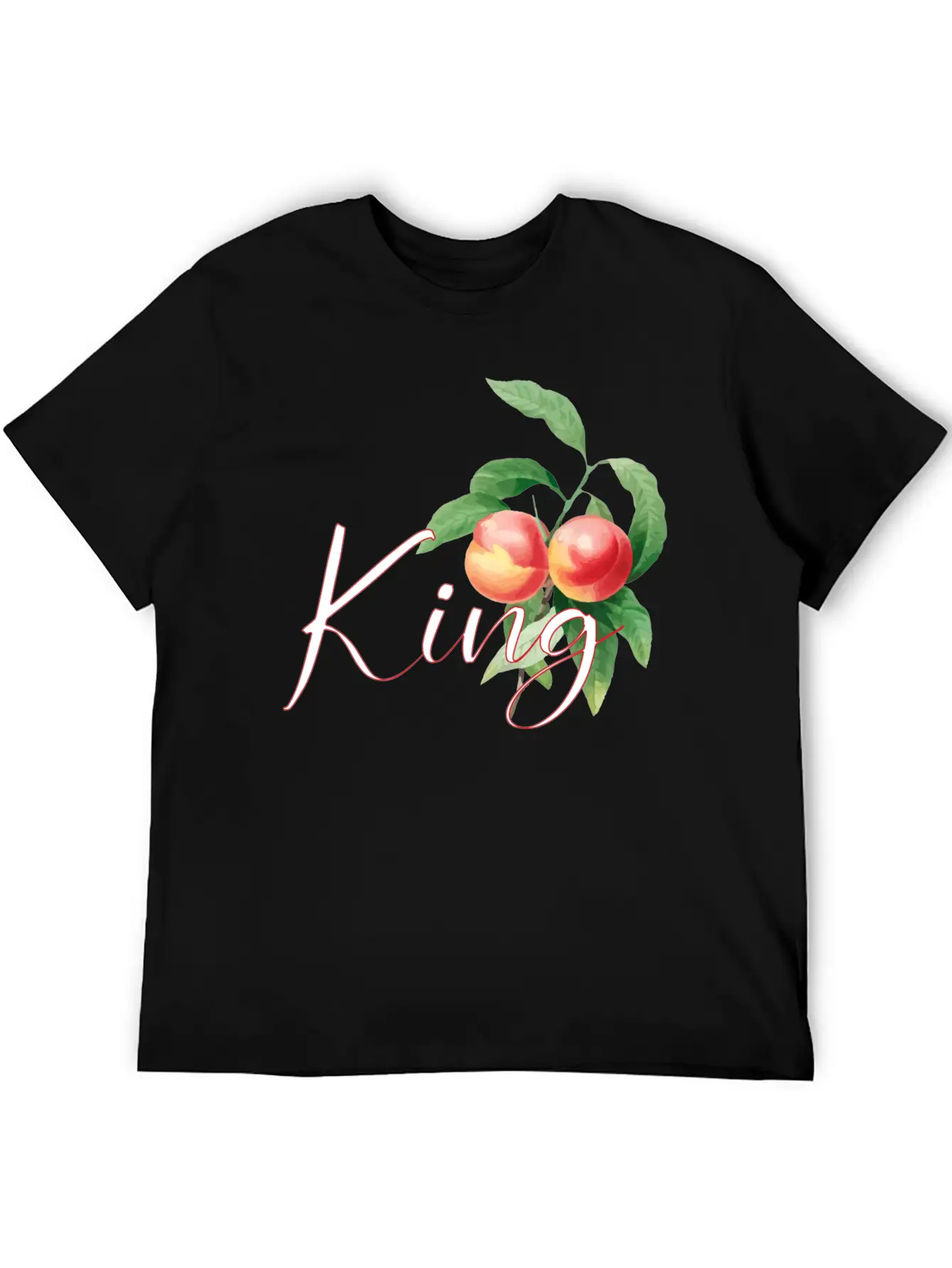 Flower King Couple Stylish Everyday T-Shirt – Unisex Basic Cotton Tee