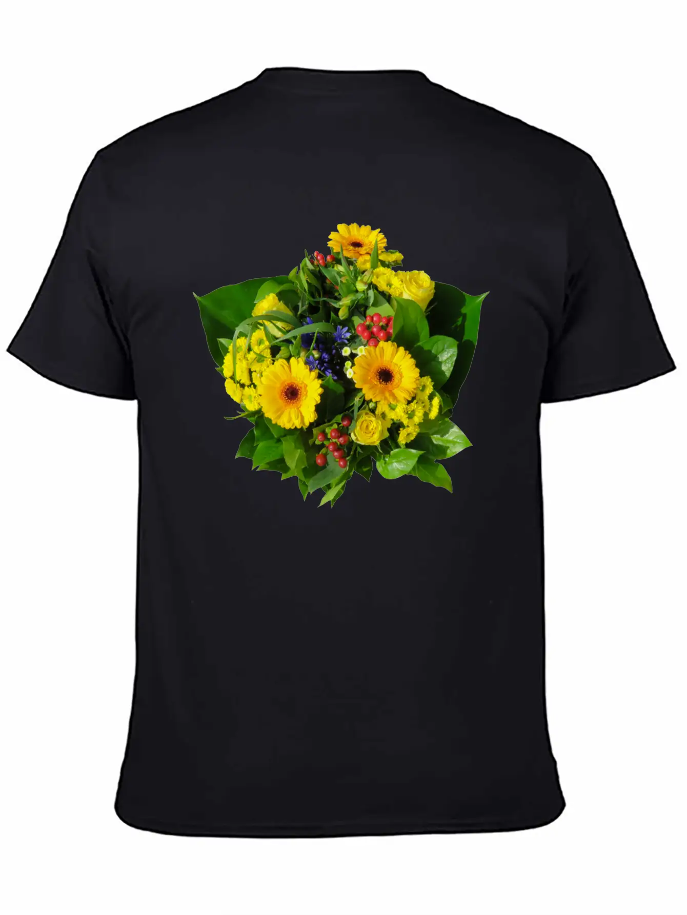 Flowers Lilies Tulips Orchids Sunflower Dahlia Ger Stylish Everyday T-Shirt – Unisex Basic Cotton Tee