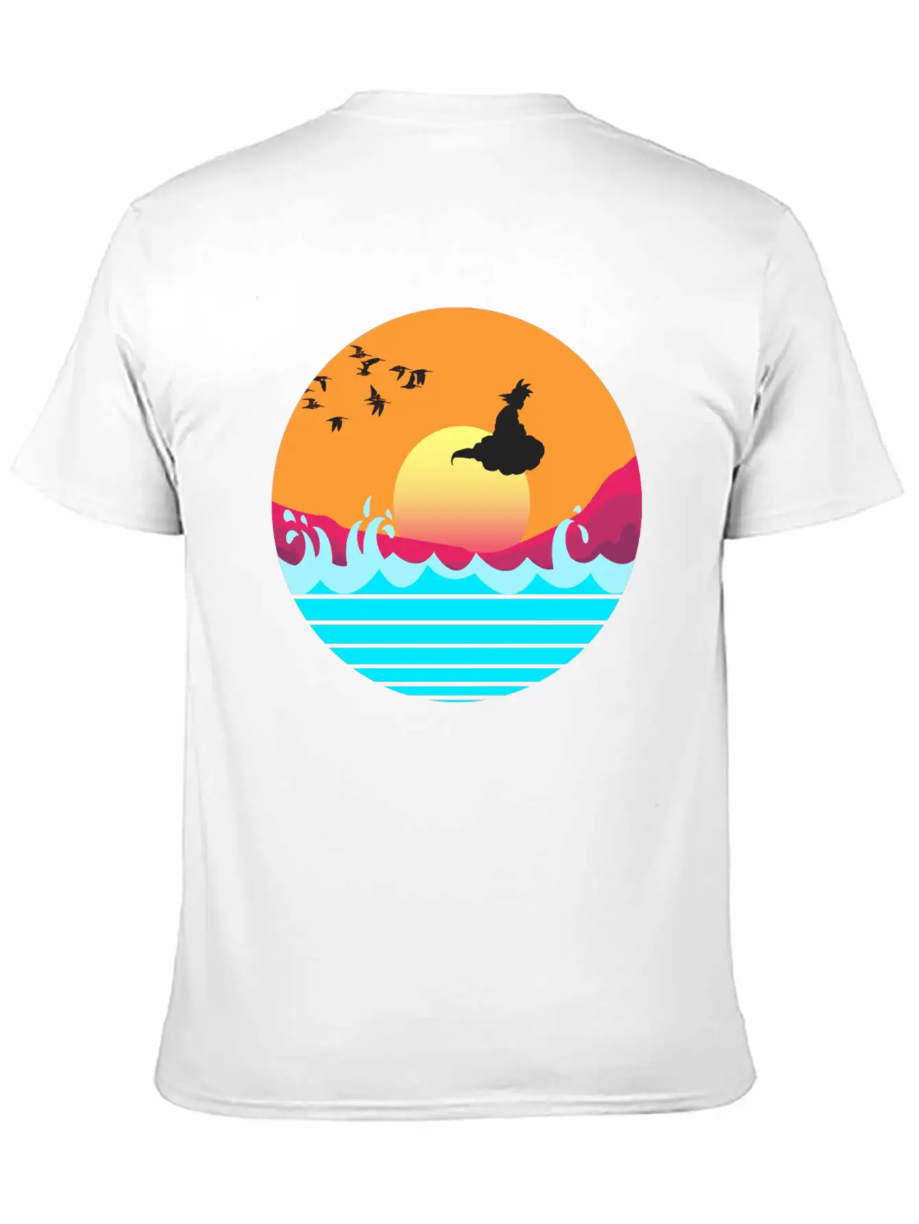 Flying Sunset Stylish Everyday T-Shirt – Unisex Basic Cotton Tee