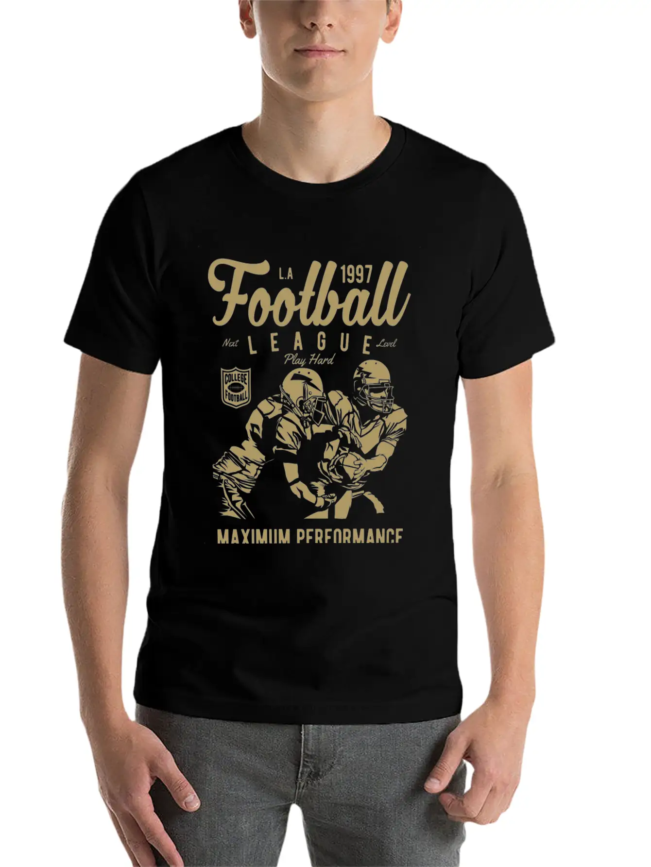 FOOTBALL LEAGUE Stylish Everyday T-Shirt – Unisex Basic Cotton Tee