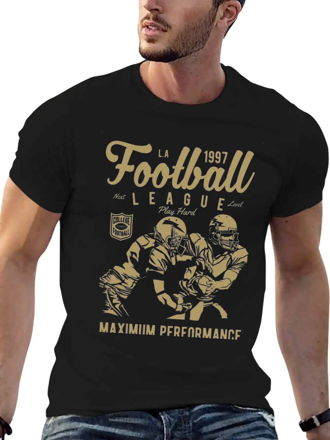 FOOTBALL LEAGUE Stylish Everyday T-Shirt – Unisex Basic Cotton Tee
