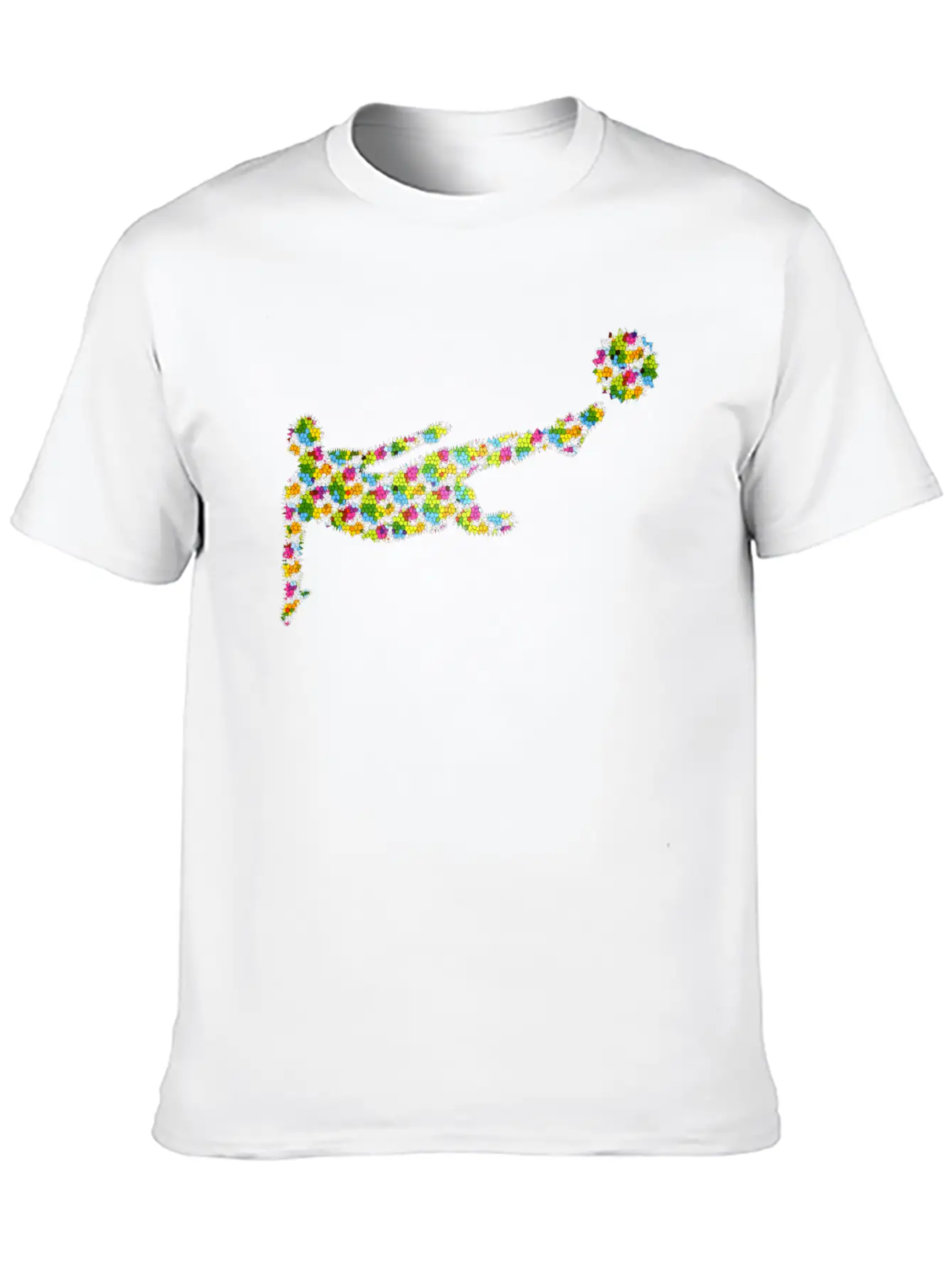 Footballer Design Creative Artwork Art Exclusive Essential Cotton Tee For Daily Outfits – Unisex Style