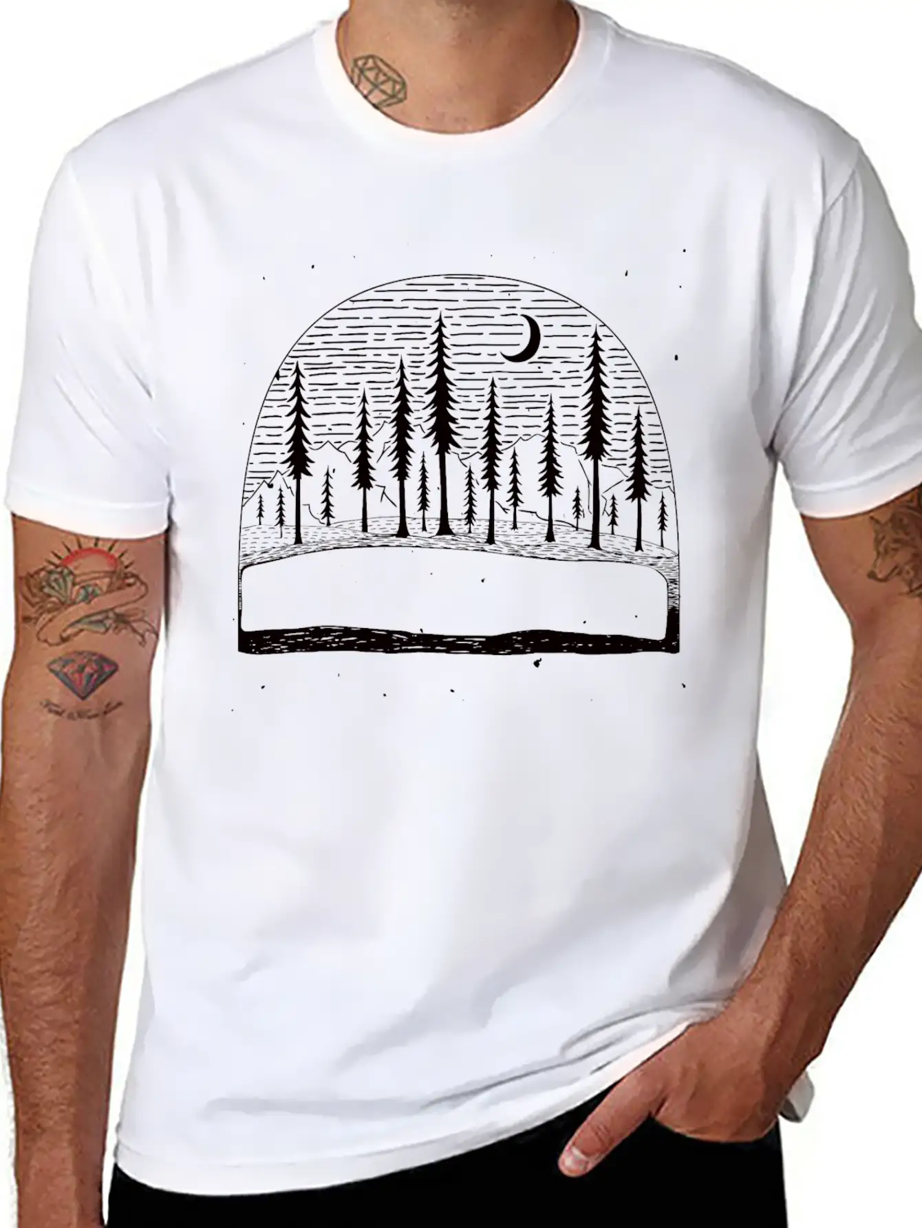 Forest Stylish Everyday T-Shirt – Unisex Basic Cotton Tee