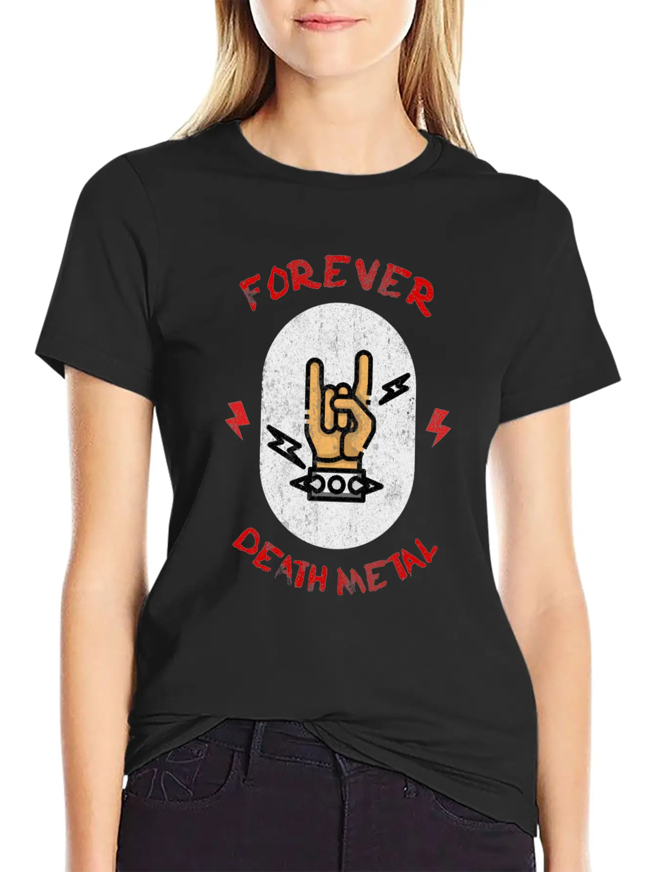 Forever Death Metal Stylish Everyday T-Shirt – Unisex Basic Cotton Tee