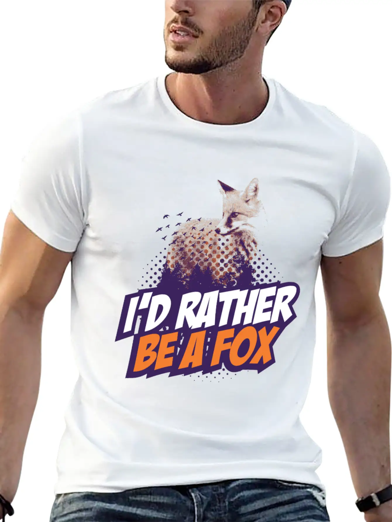Fox Basic Graphic T-Shirt – Daily Comfort In Soft Cotton