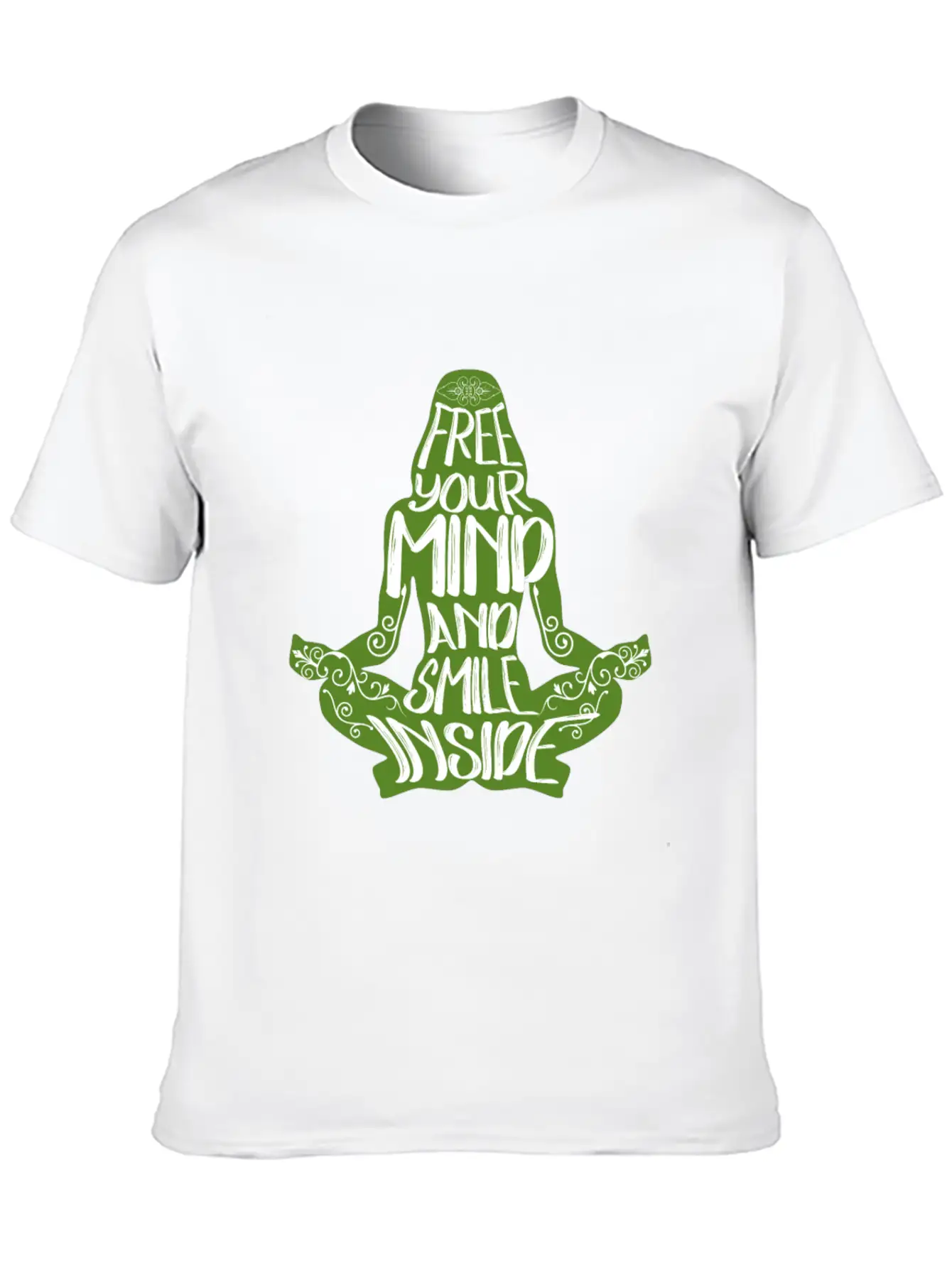 Free Your Mind Meditation Meditating Yoga Stylish Everyday T-Shirt – Unisex Basic Cotton Tee