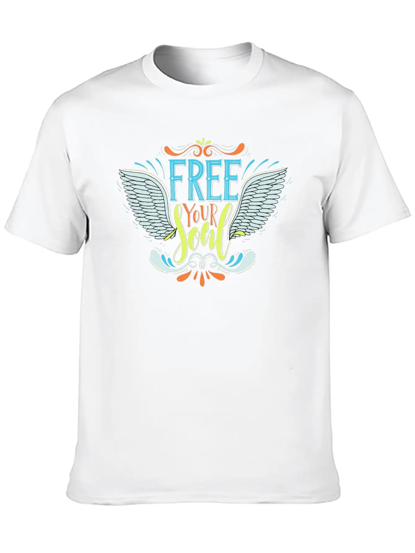 Free Your Soul Basic Graphic T-Shirt – Daily Comfort In Soft Cotton