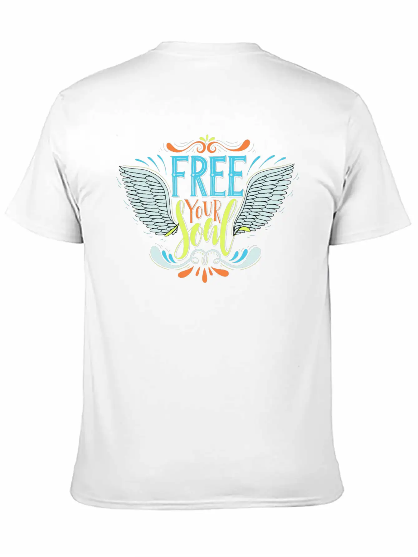 Free Your Soul Basic Graphic T-Shirt – Daily Comfort In Soft Cotton