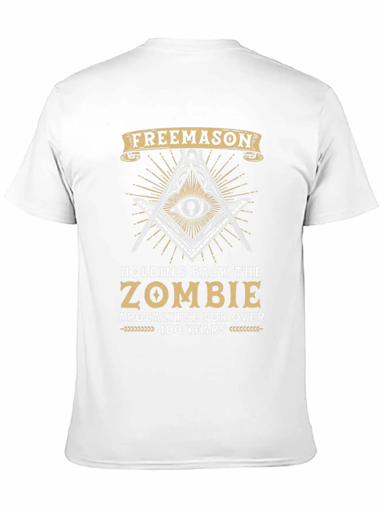 Freemason Fraternal Freemasonry Square Compass Stylish Everyday T-Shirt – Unisex Basic Cotton Tee