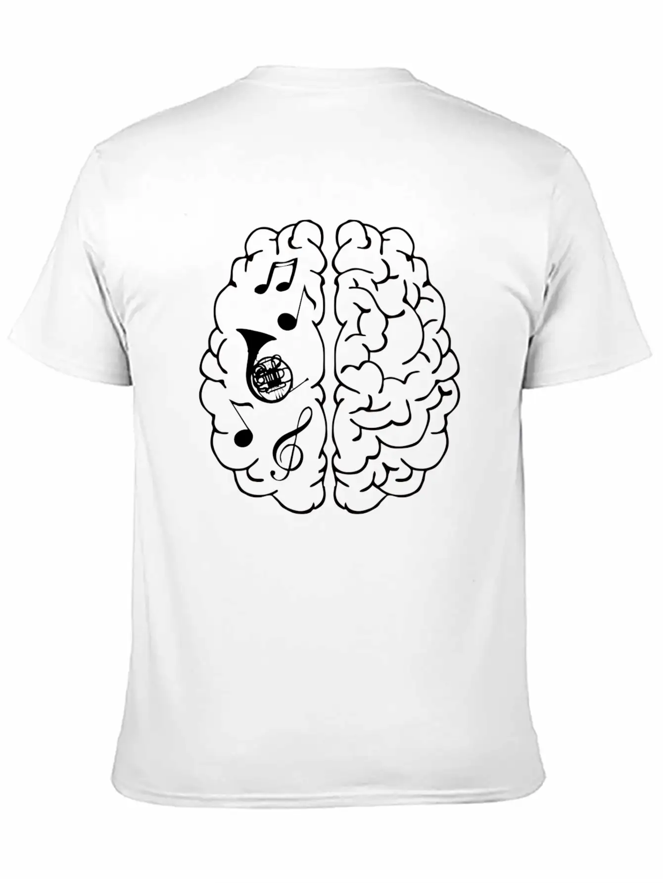 French Horn Music Orchestra Band Gift Stylish Everyday T-Shirt – Unisex Basic Cotton Tee