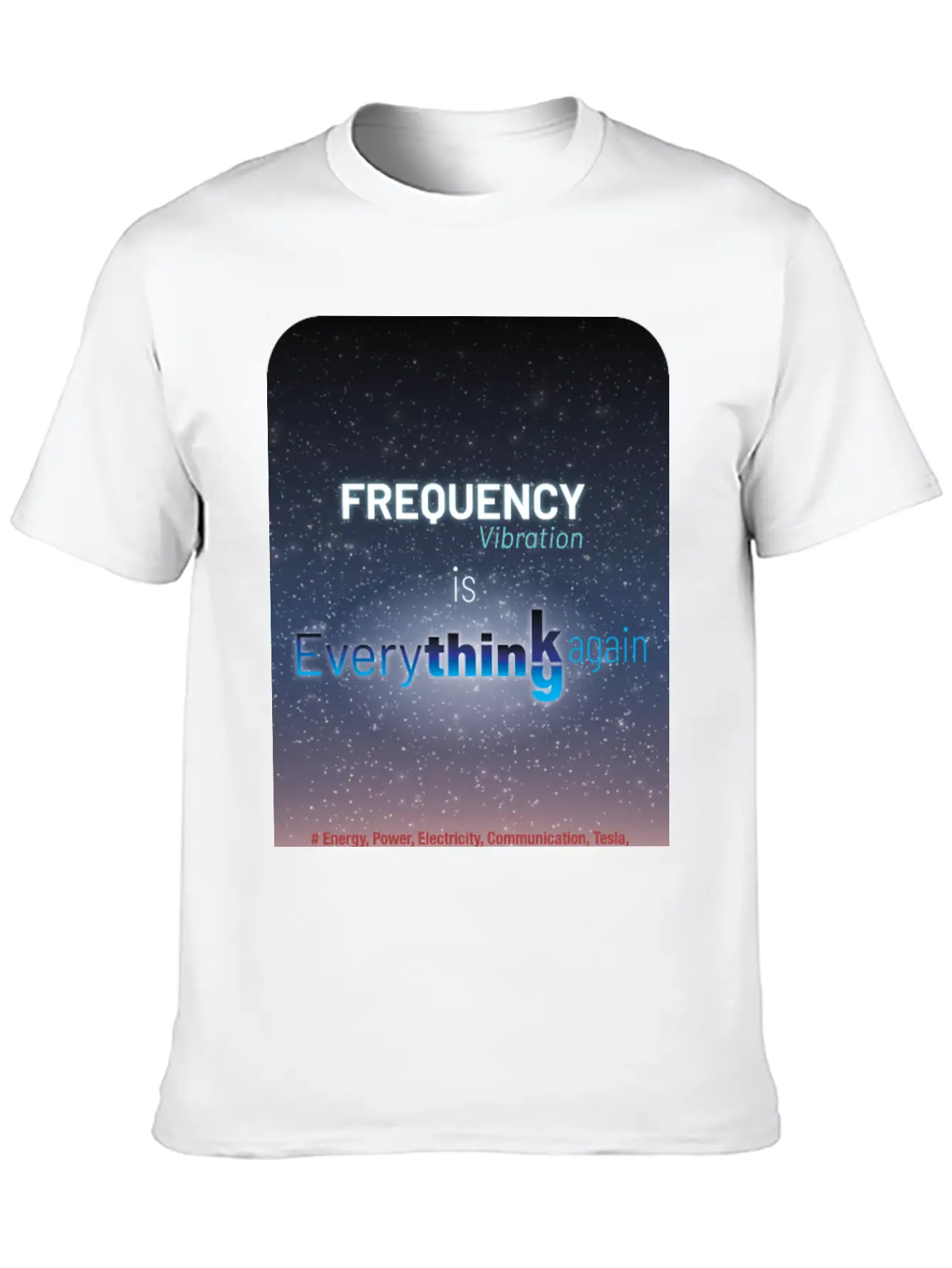 Frequency Is Everything Stylish Everyday T-Shirt – Unisex Basic Cotton Tee