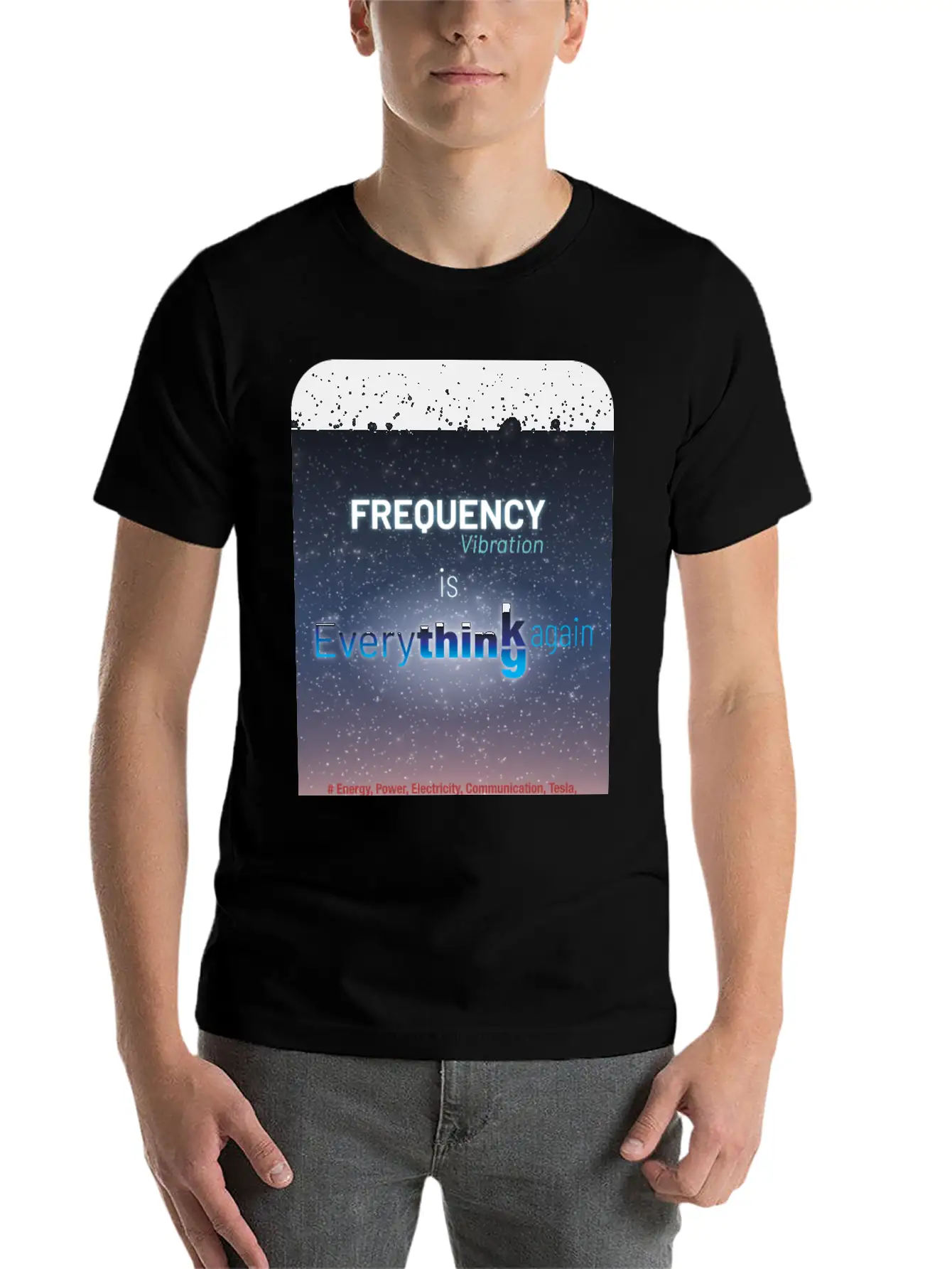 Frequency Is Everything Stylish Everyday T-Shirt – Unisex Basic Cotton Tee