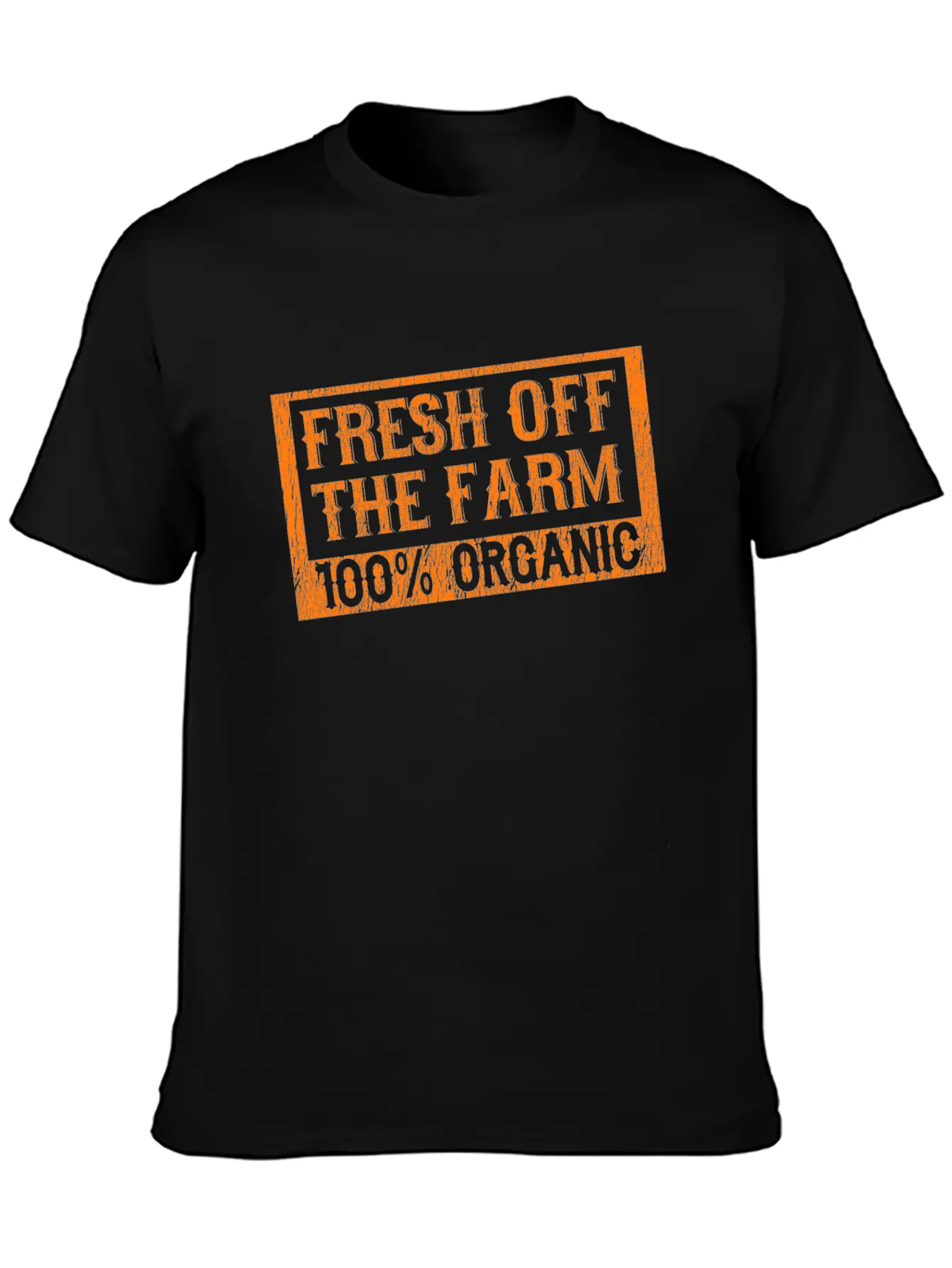 Fresh Of The Farm 100% Organic Stylish Everyday T-Shirt – Unisex Basic Cotton Tee