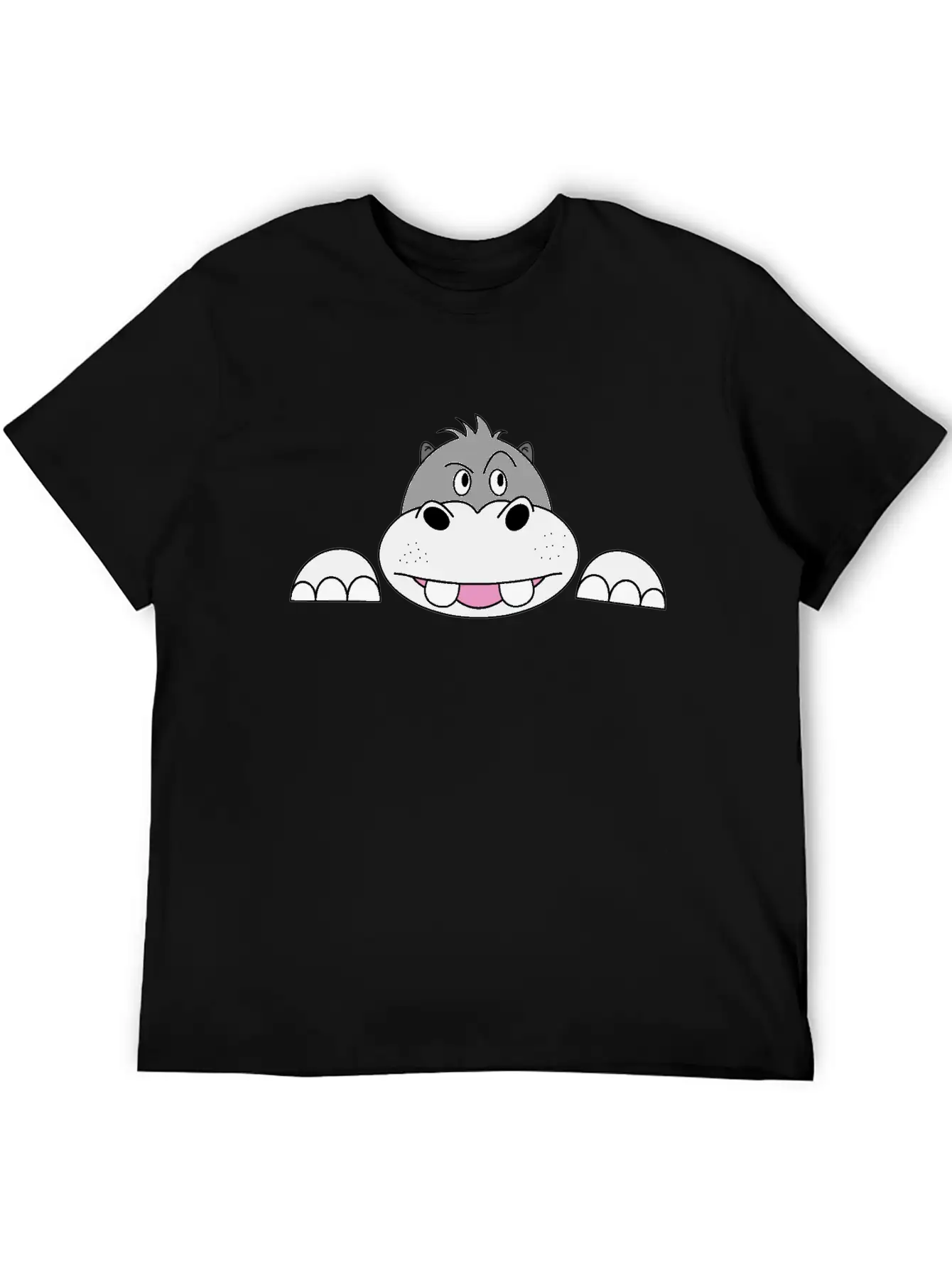 Friends Sweet Hippo Hippopotamus Gift Pregnancy Stylish Everyday T-Shirt – Unisex Basic Cotton Tee