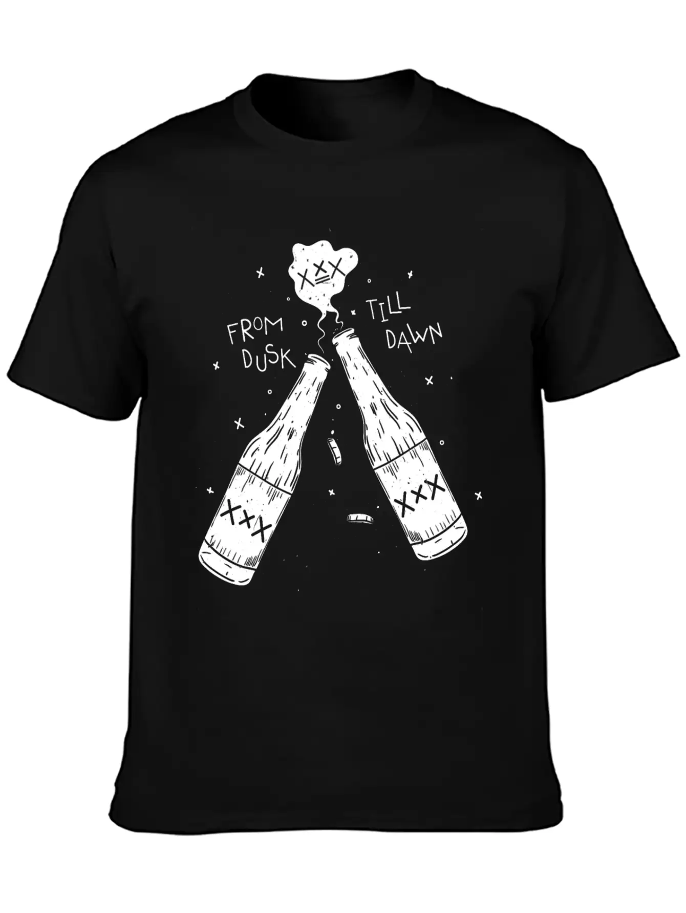 From Dusk Till Dawn Lightweight Cotton T-Shirt – Daily Comfort Graphic Shirt