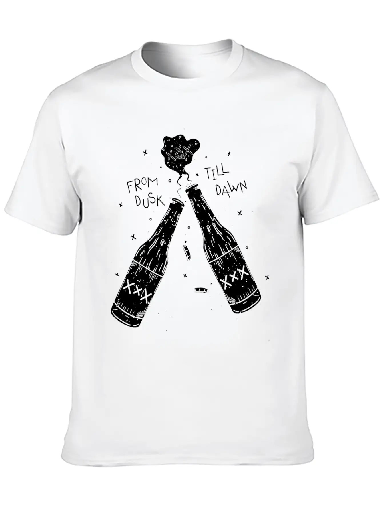 From Dusk Till Dawn Lightweight Cotton T-Shirt – Daily Comfort Graphic Shirt