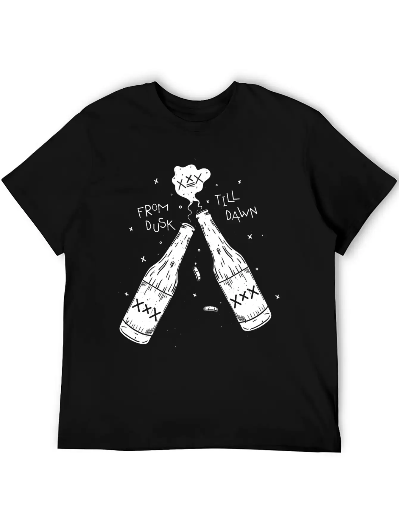 From Dusk Till Dawn Lightweight Cotton T-Shirt – Daily Comfort Graphic Shirt