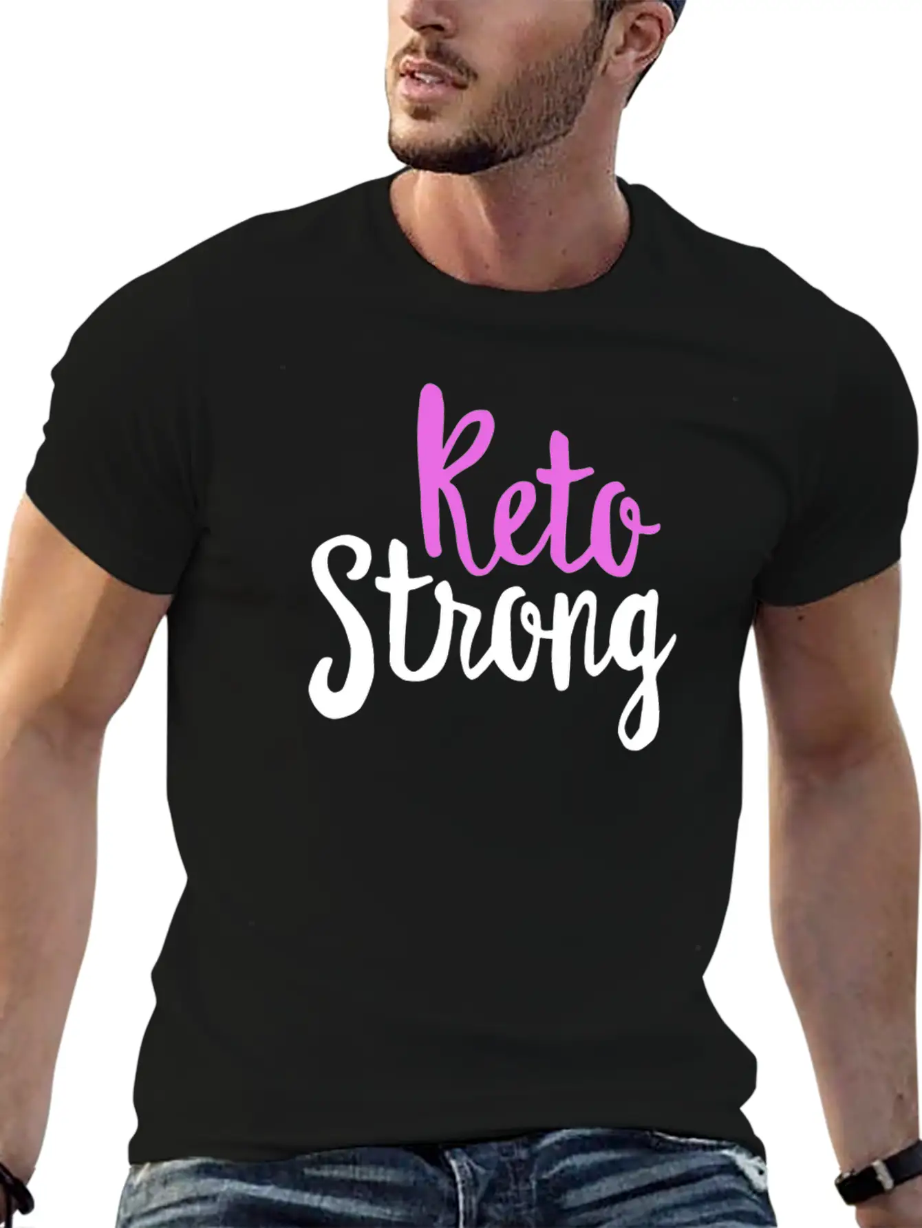 Fueled By Ketones Funny Keto Shirt For Women Ketosis Lightweight Cotton T-Shirt – Daily Comfort Graphic Shirt