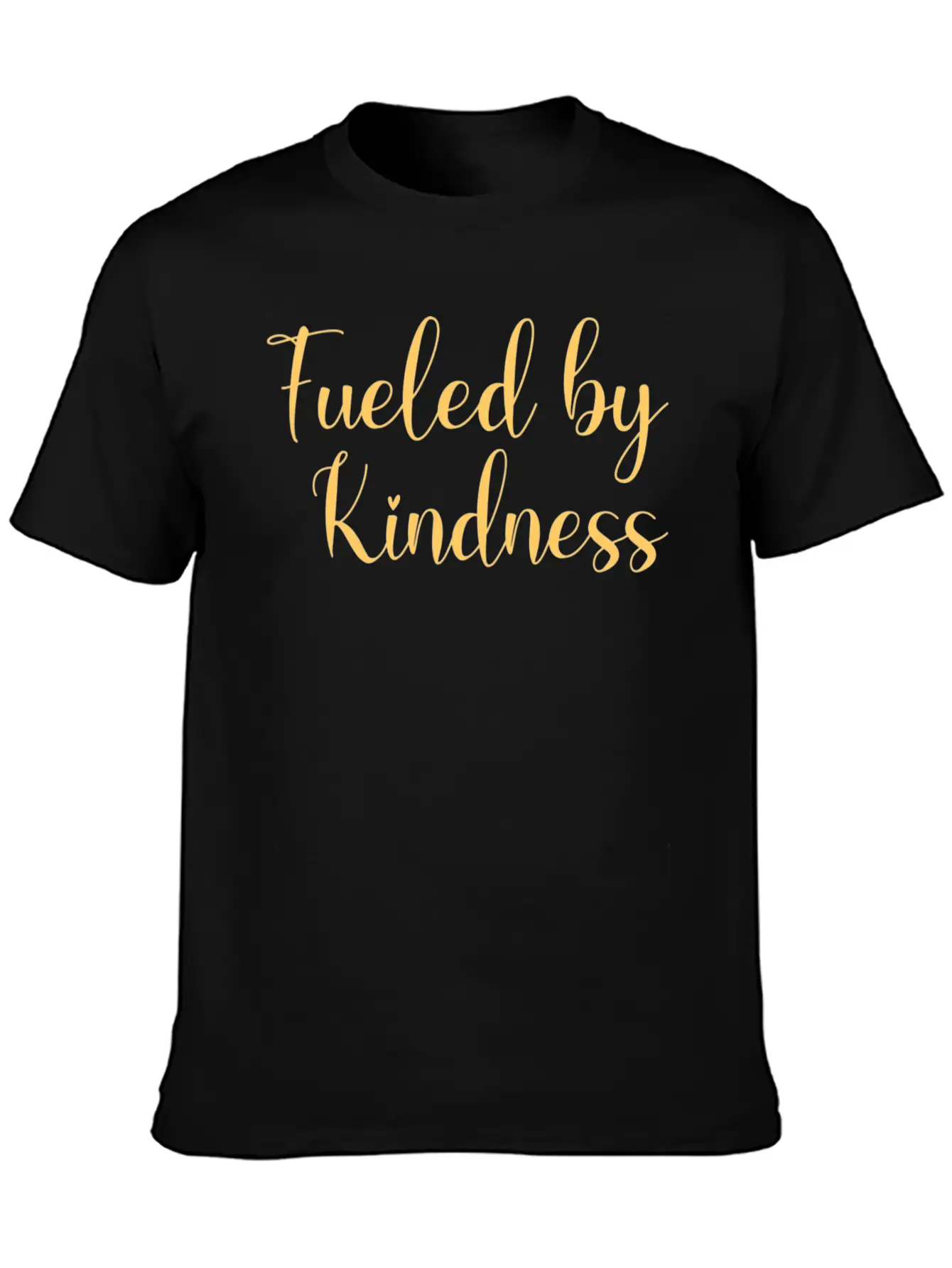 Fueled By Kindness Lightweight Cotton T-Shirt – Daily Comfort Graphic Shirt