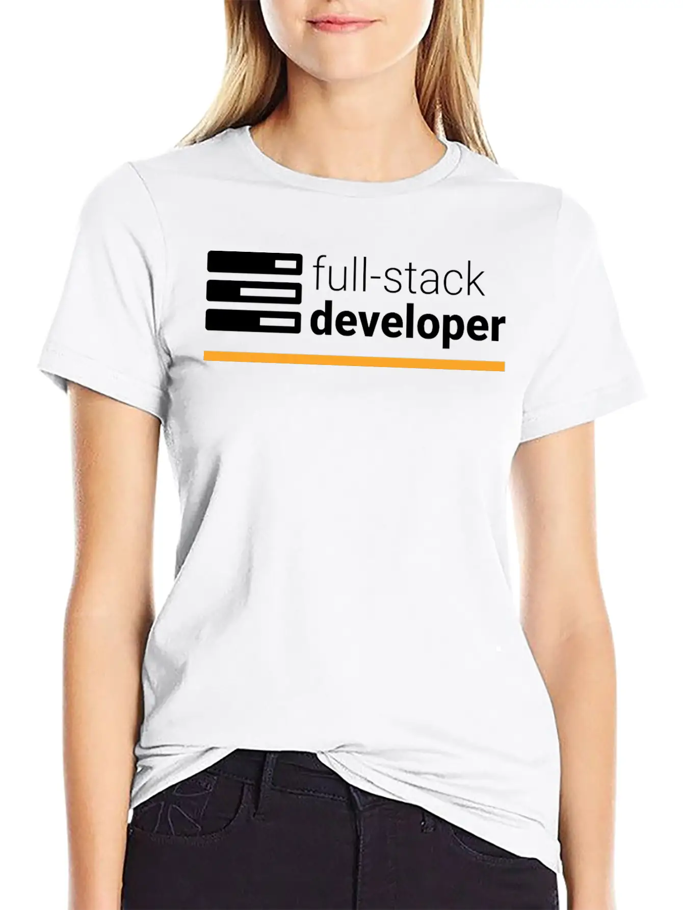 Full Stack Developer T Shirt Casual Graphic T-Shirt – Simple And Comfortable Daily Wear