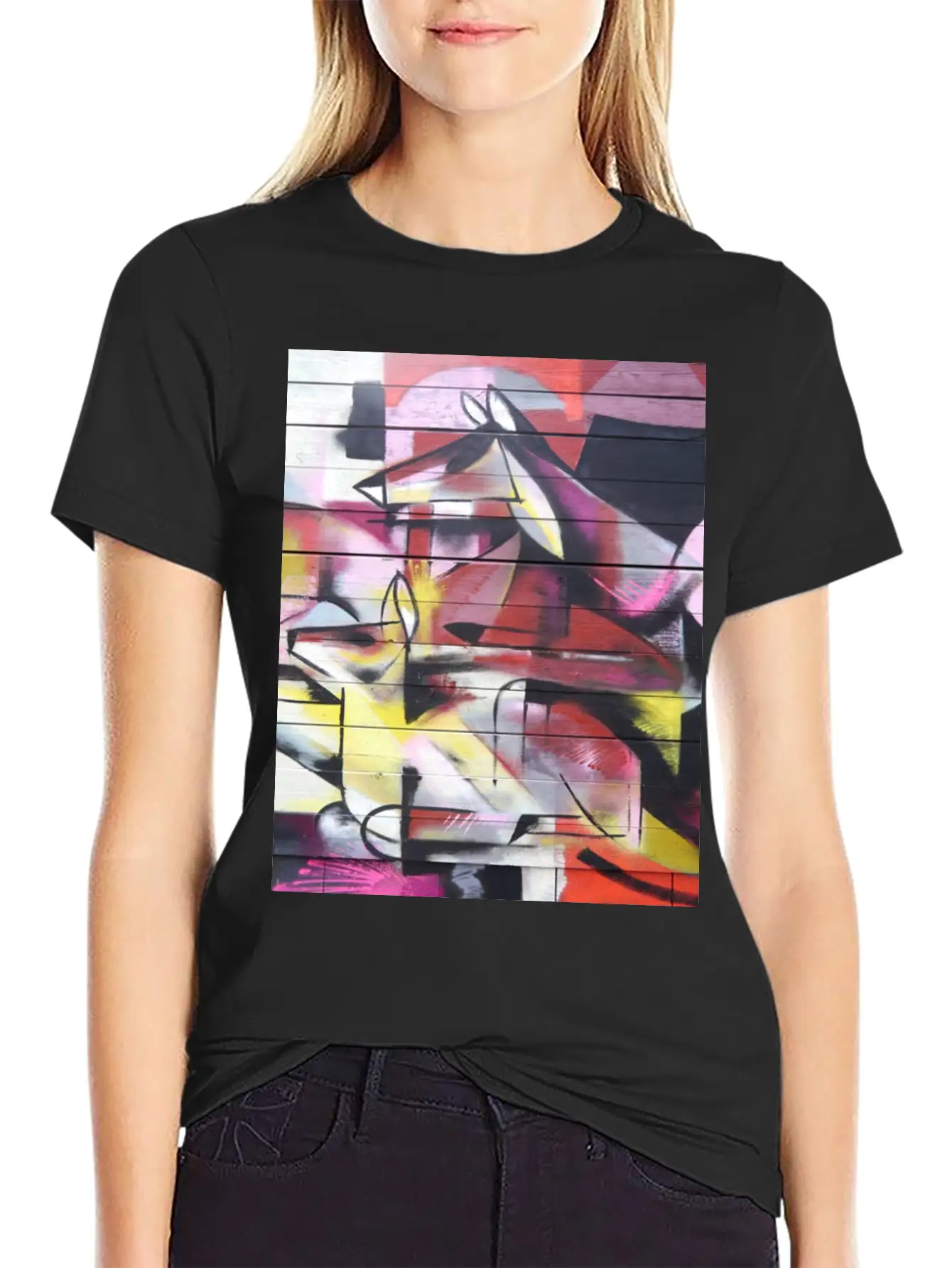 Funky Deer Stylish Everyday T-Shirt – Unisex Basic Cotton Tee