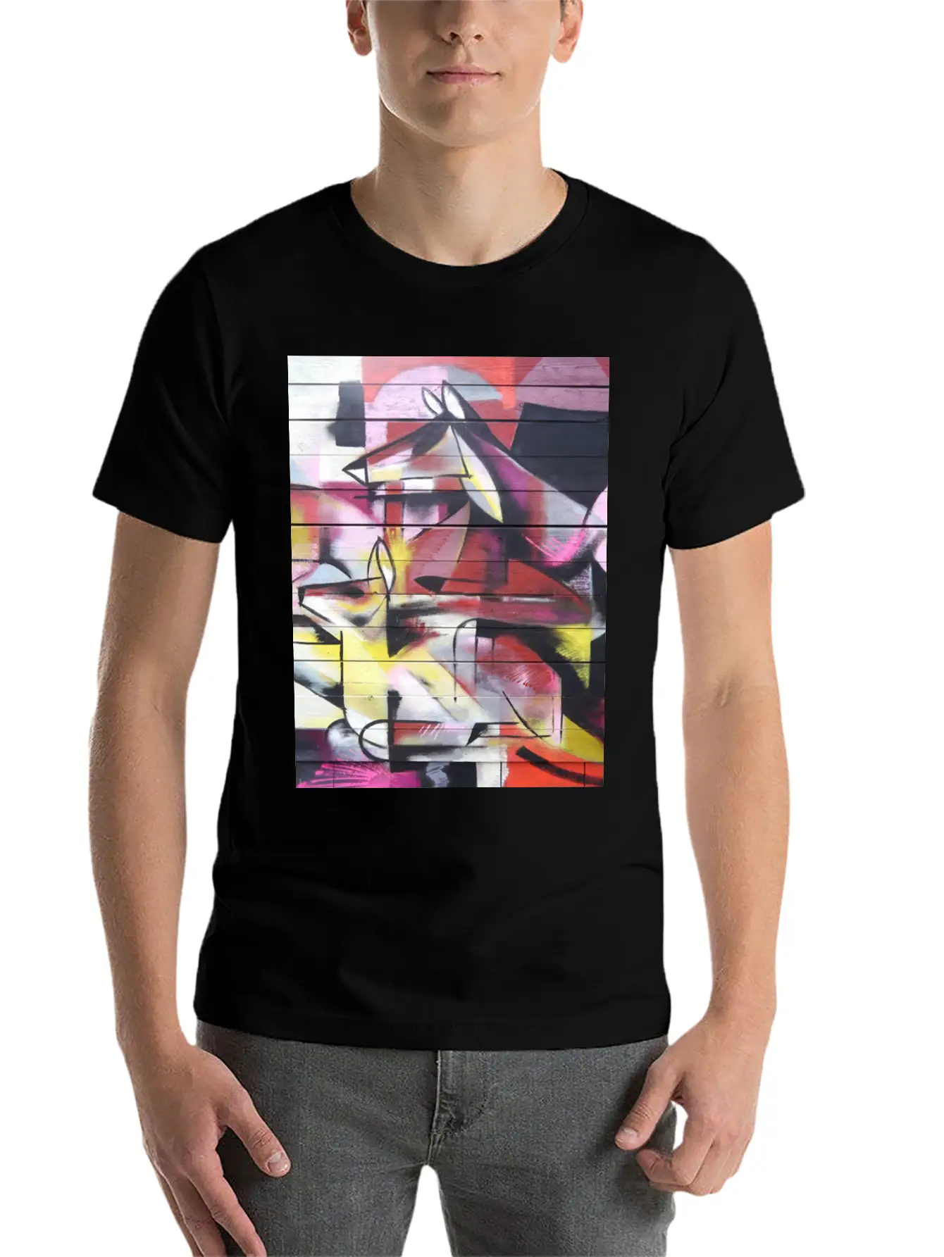 Funky Deer Stylish Everyday T-Shirt – Unisex Basic Cotton Tee