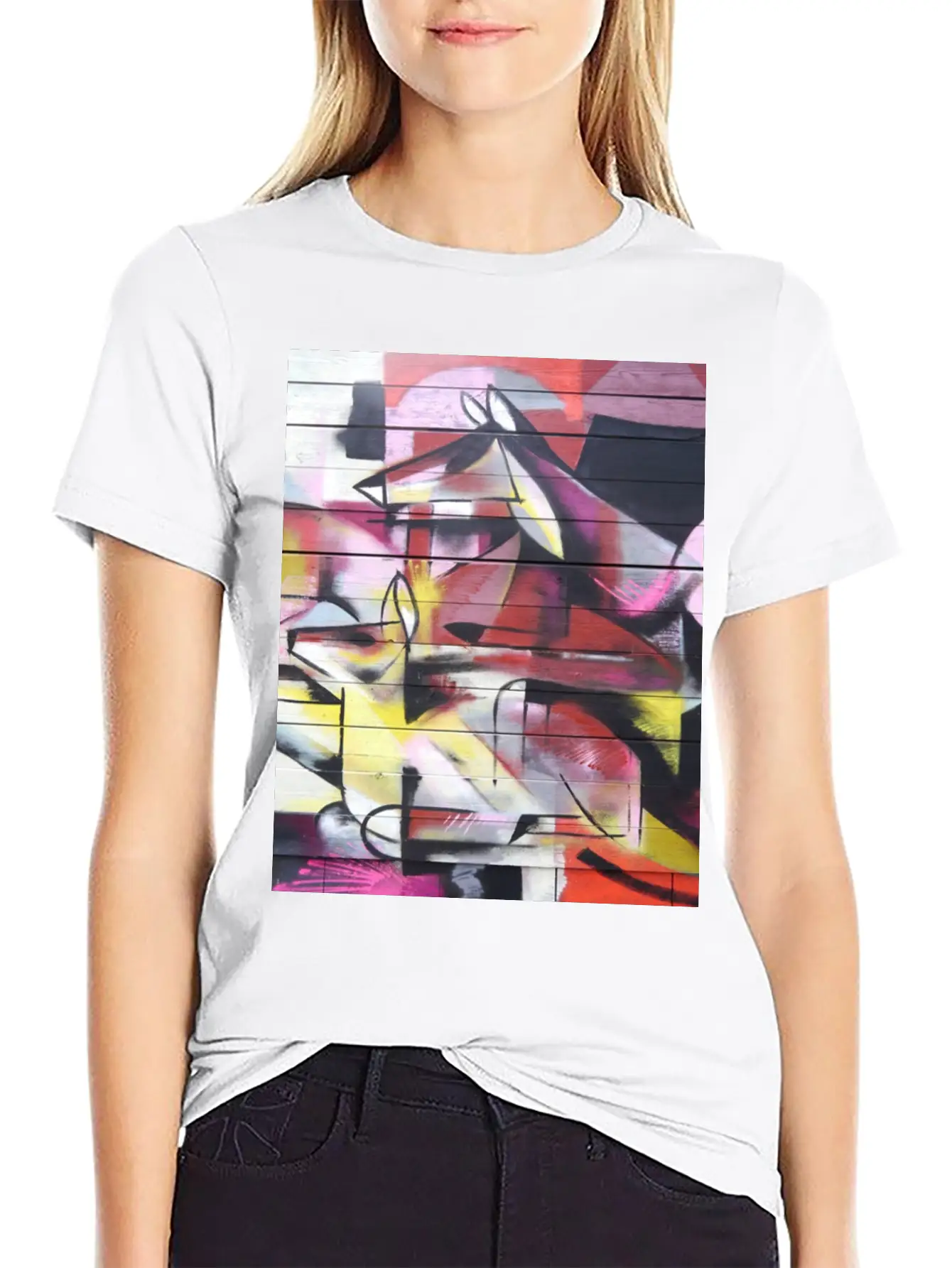 Funky Deer Stylish Everyday T-Shirt – Unisex Basic Cotton Tee