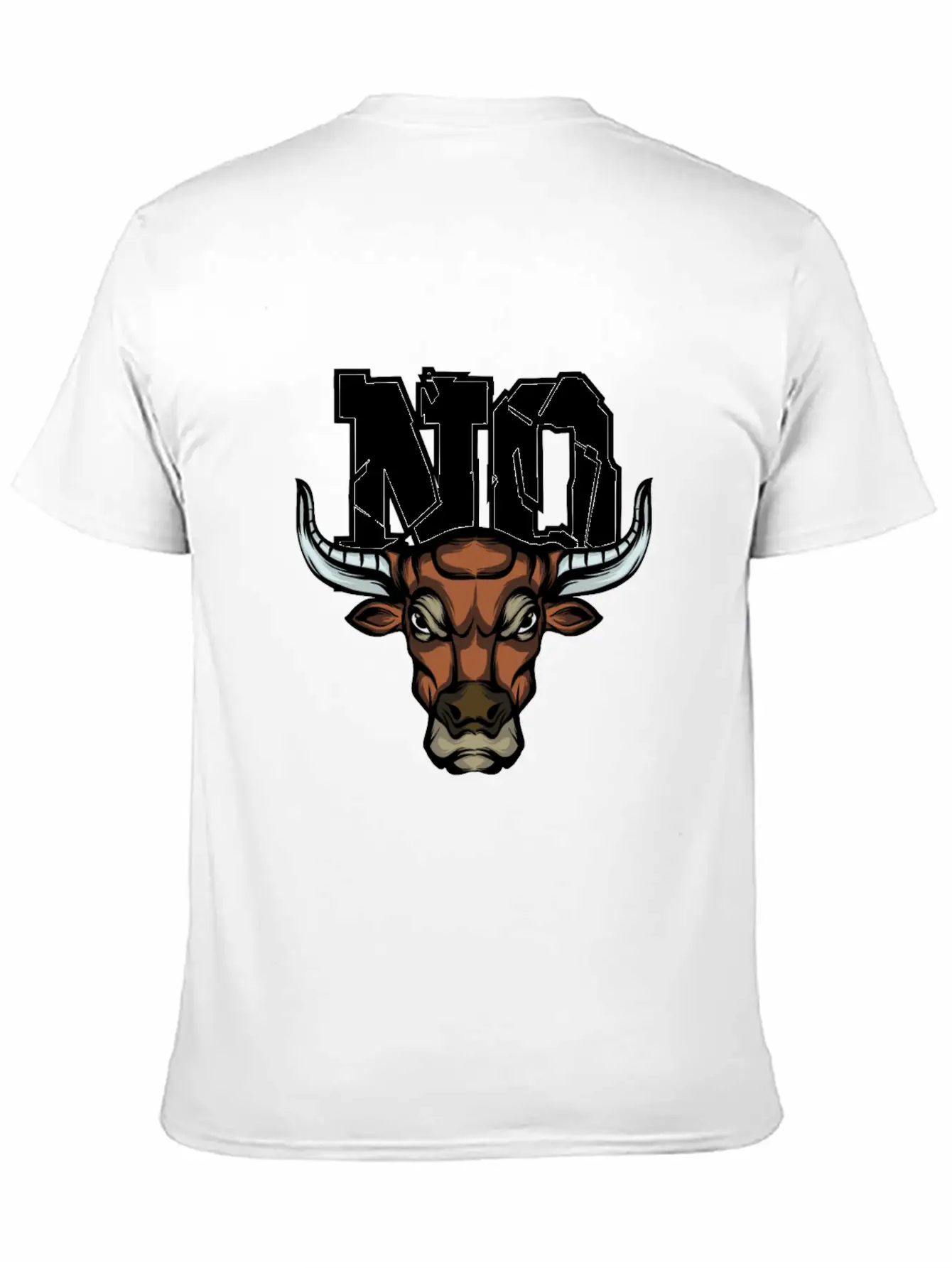 Funny Animals Bull Basic Graphic T-Shirt – Daily Comfort In Soft Cotton