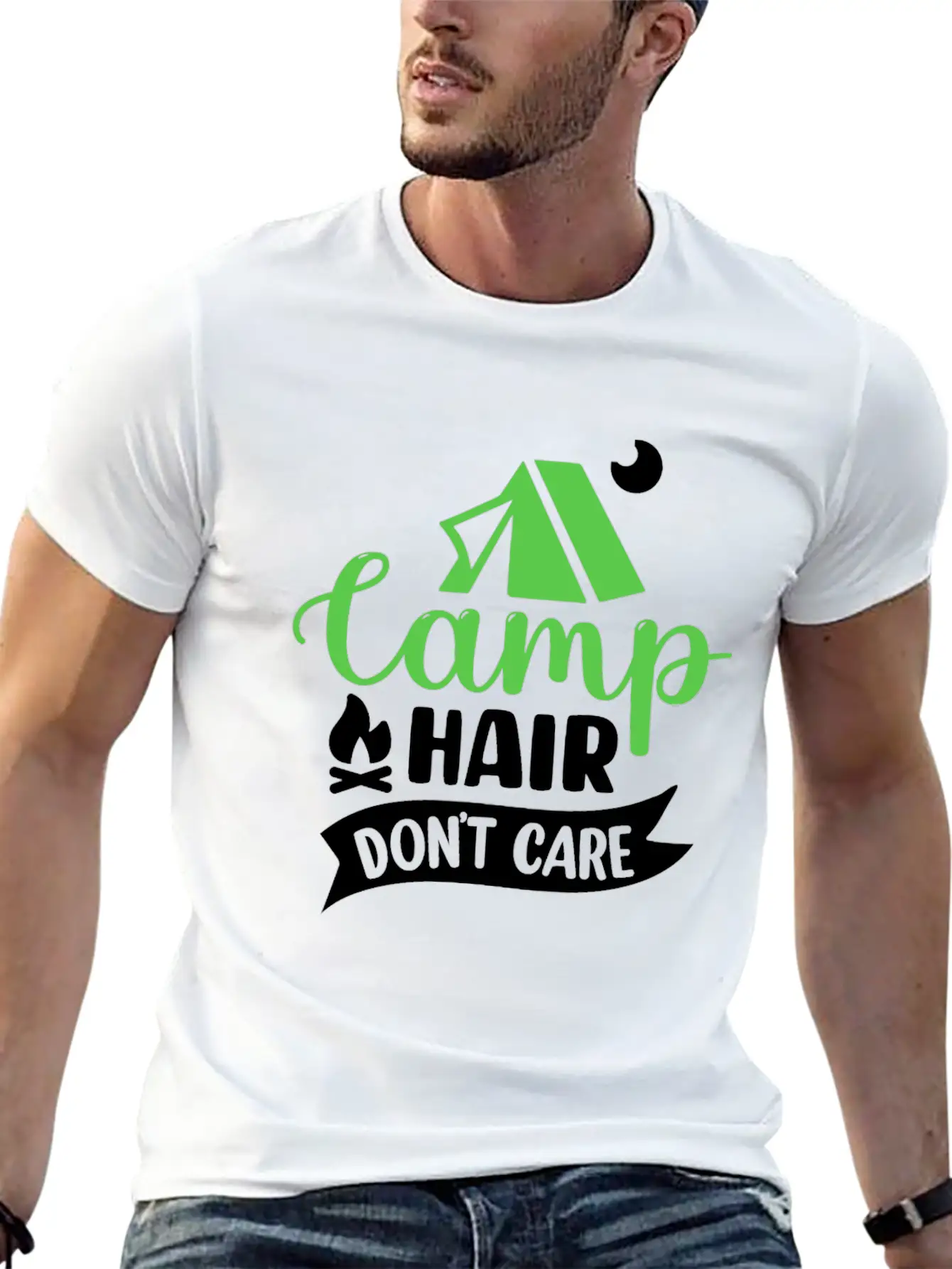 Funny Camping Gift For Camper Women Men Camping Stylish Everyday T-Shirt – Unisex Basic Cotton Tee