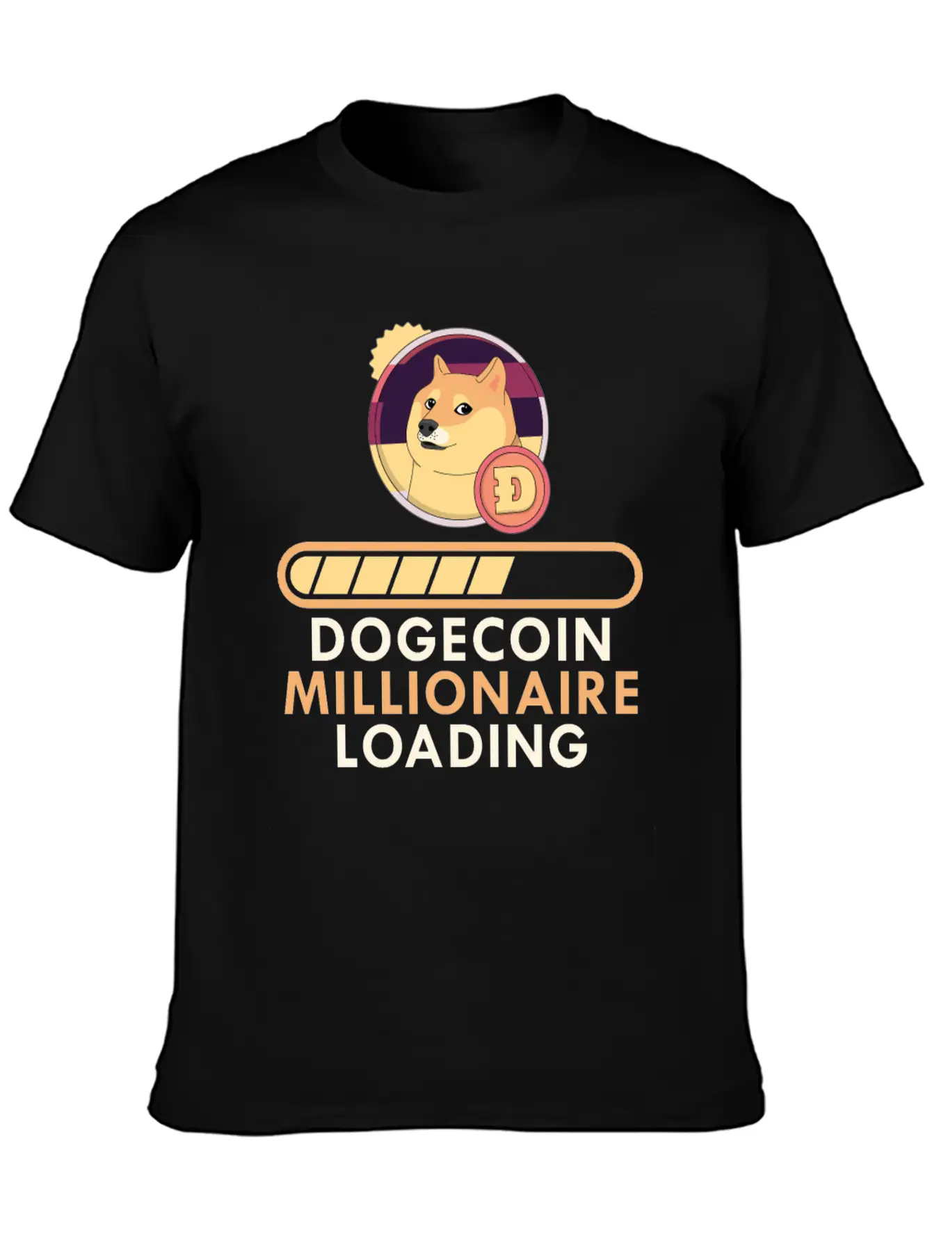 Funny Dogecoin Crypto Cryptocurrency Doge Lovers Basic Graphic T-Shirt – Daily Comfort In Soft Cotton
