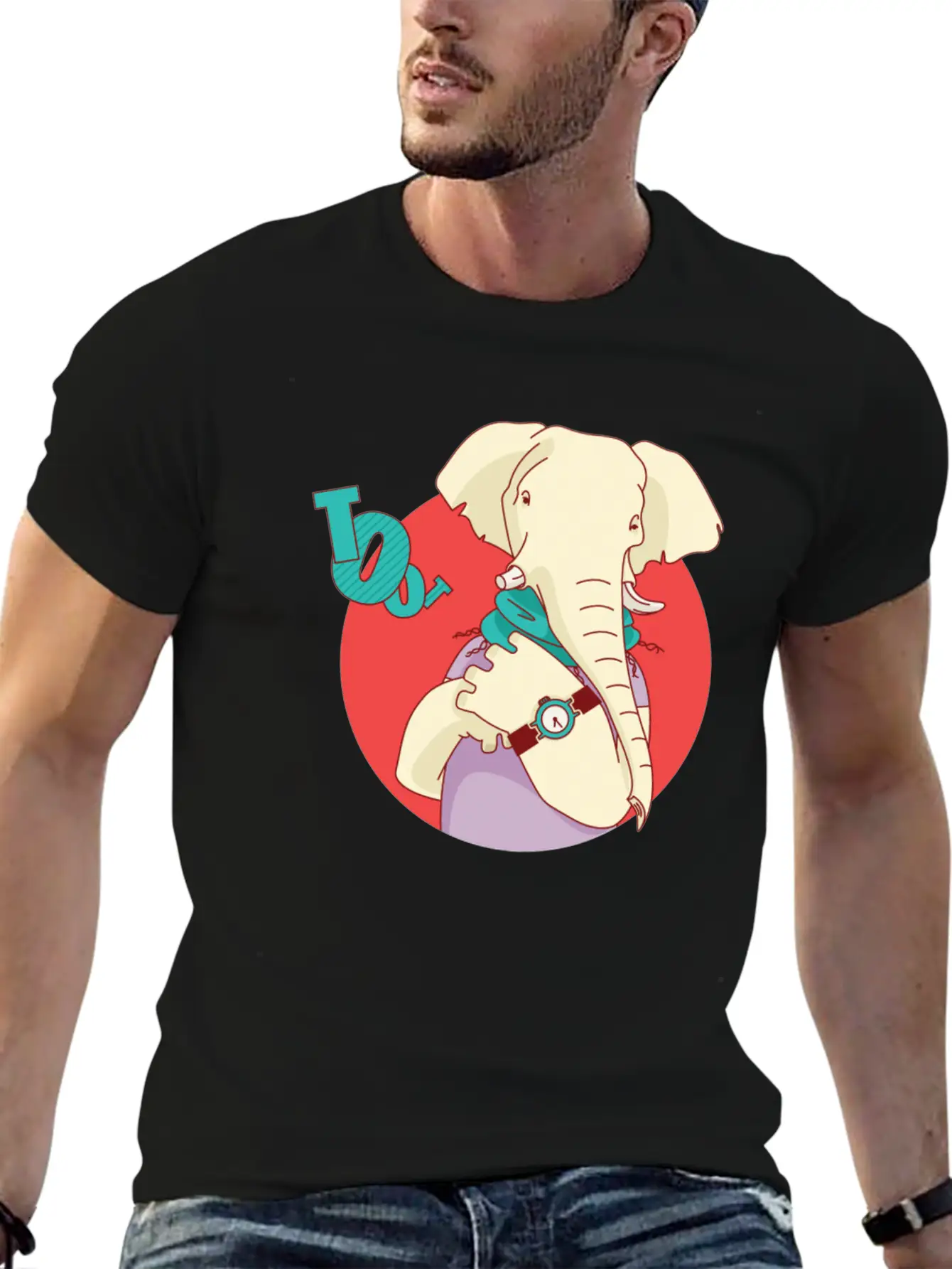 Funny Elephant Shirts & Gifts Basic Graphic T-Shirt – Daily Comfort In Soft Cotton