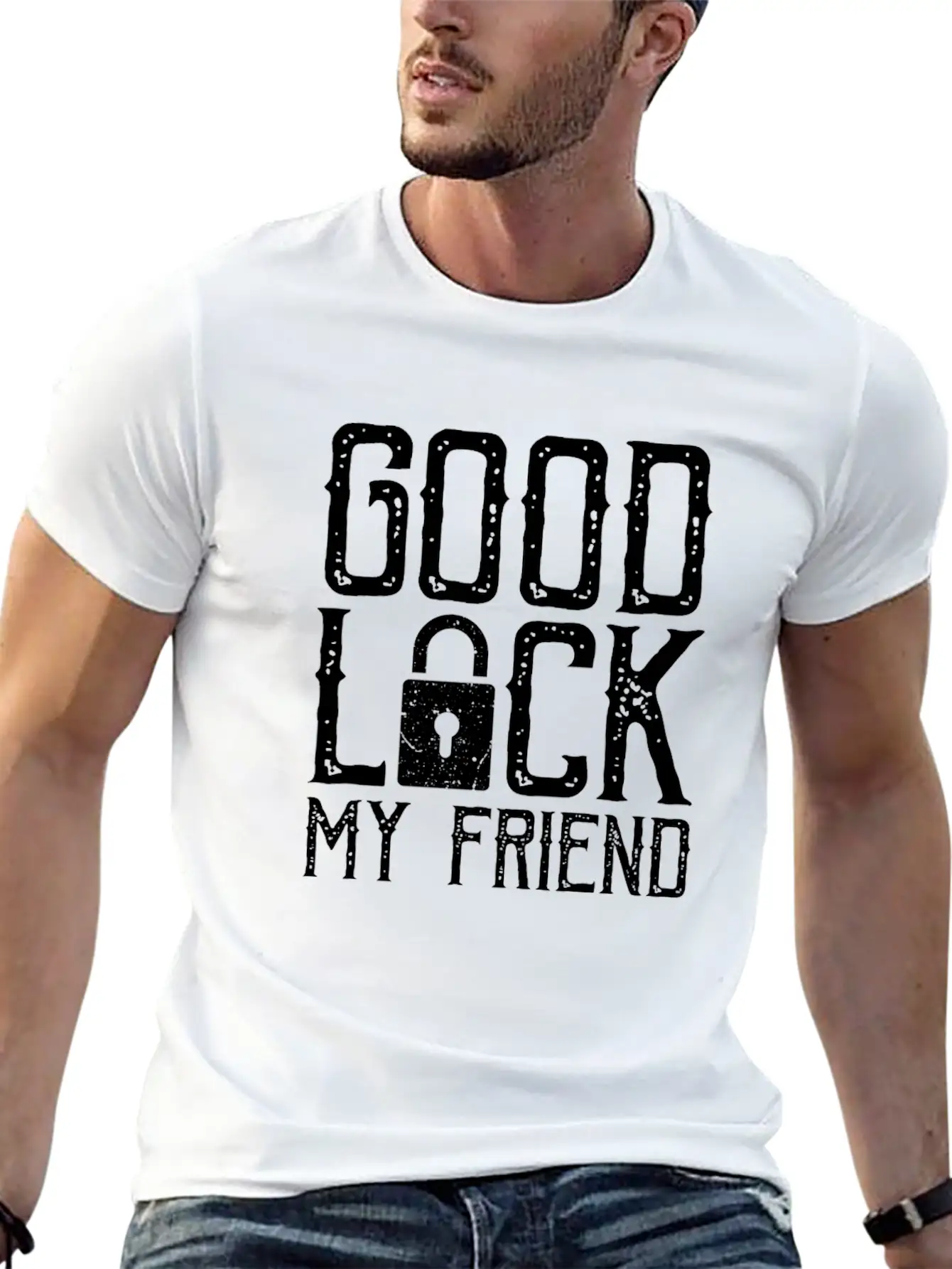 Funny Locksmith Good Luck My Friend Pick Tools Key Basic Graphic T-Shirt – Daily Comfort In Soft Cotton