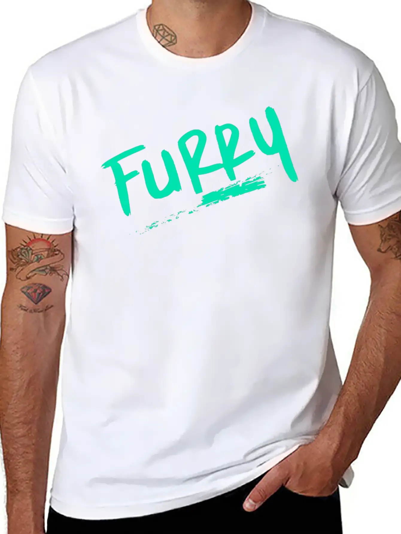 FURRY 5 Stylish Everyday T-Shirt – Unisex Basic Cotton Tee
