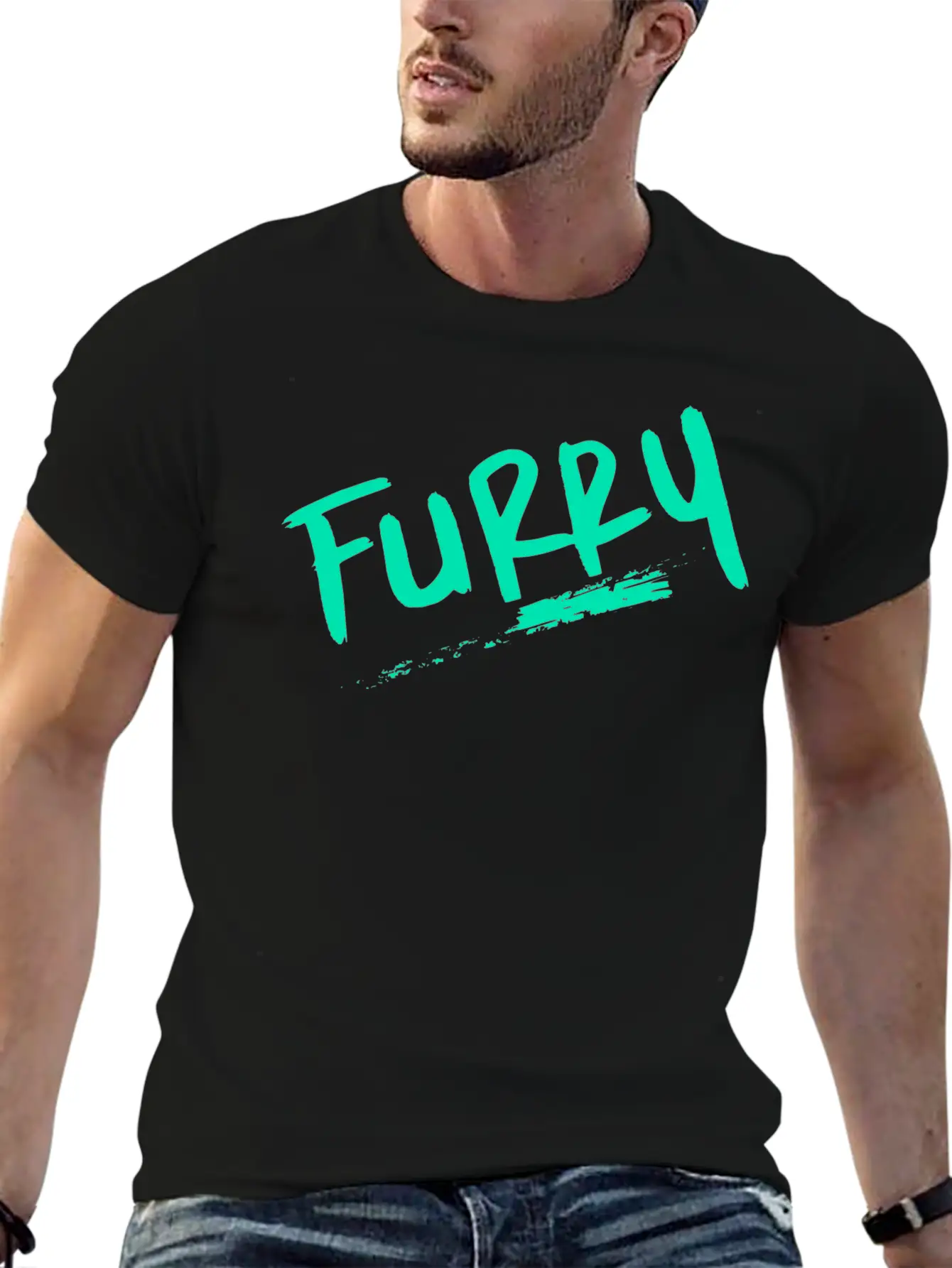 FURRY 5 Stylish Everyday T-Shirt – Unisex Basic Cotton Tee
