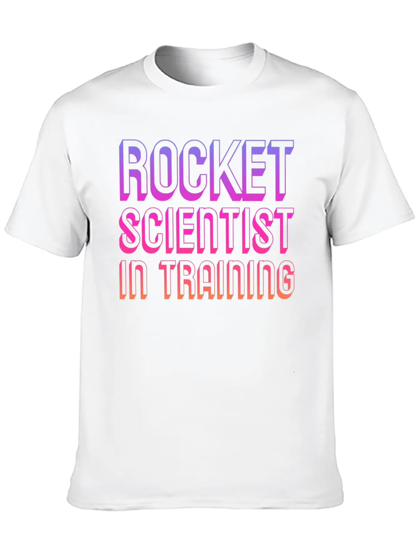 Future Rocket Scientist In Training Aero Outer Spa Stylish Everyday T-Shirt – Unisex Basic Cotton Tee