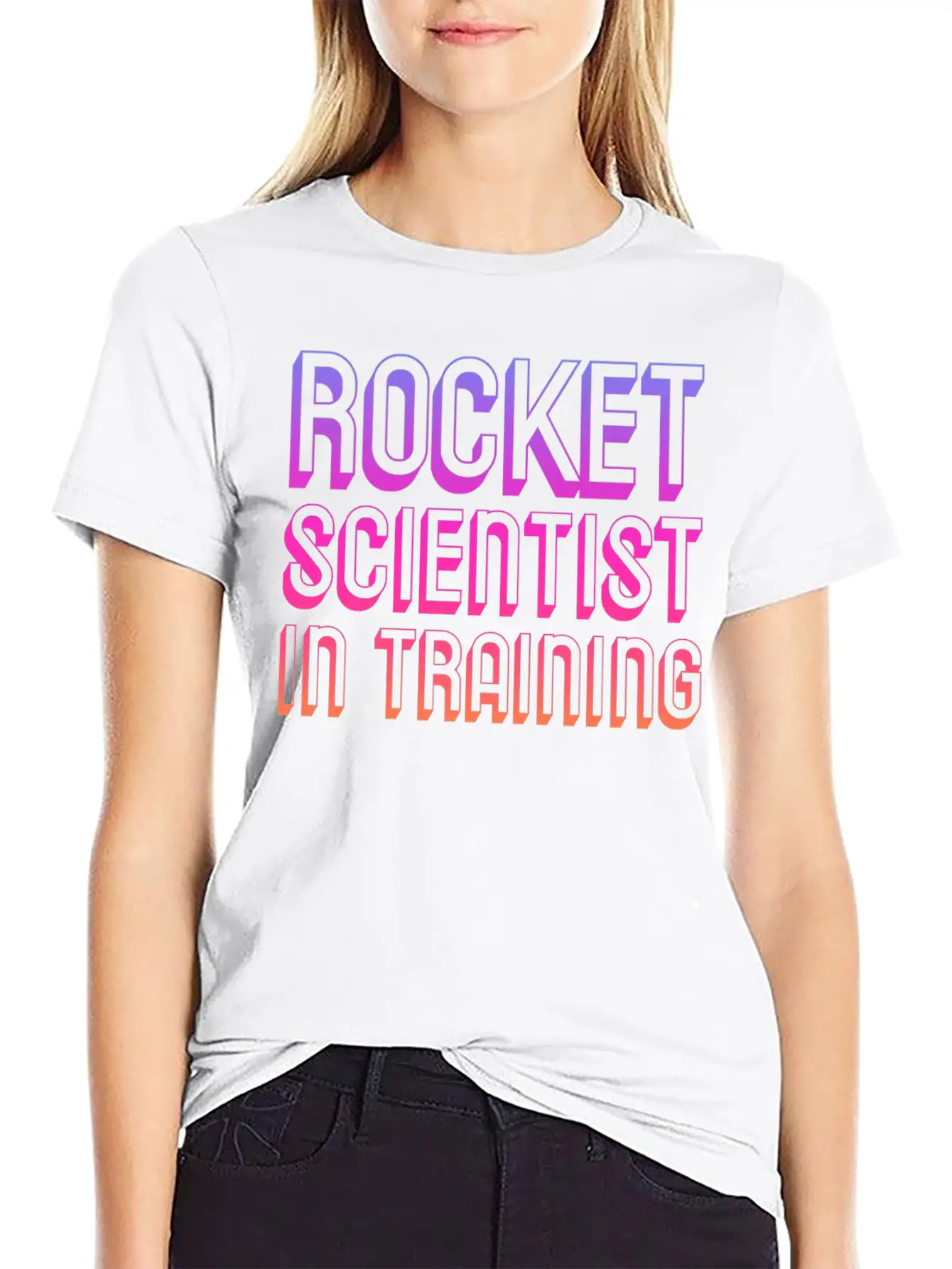 Future Rocket Scientist In Training Aero Outer Spa Stylish Everyday T-Shirt – Unisex Basic Cotton Tee