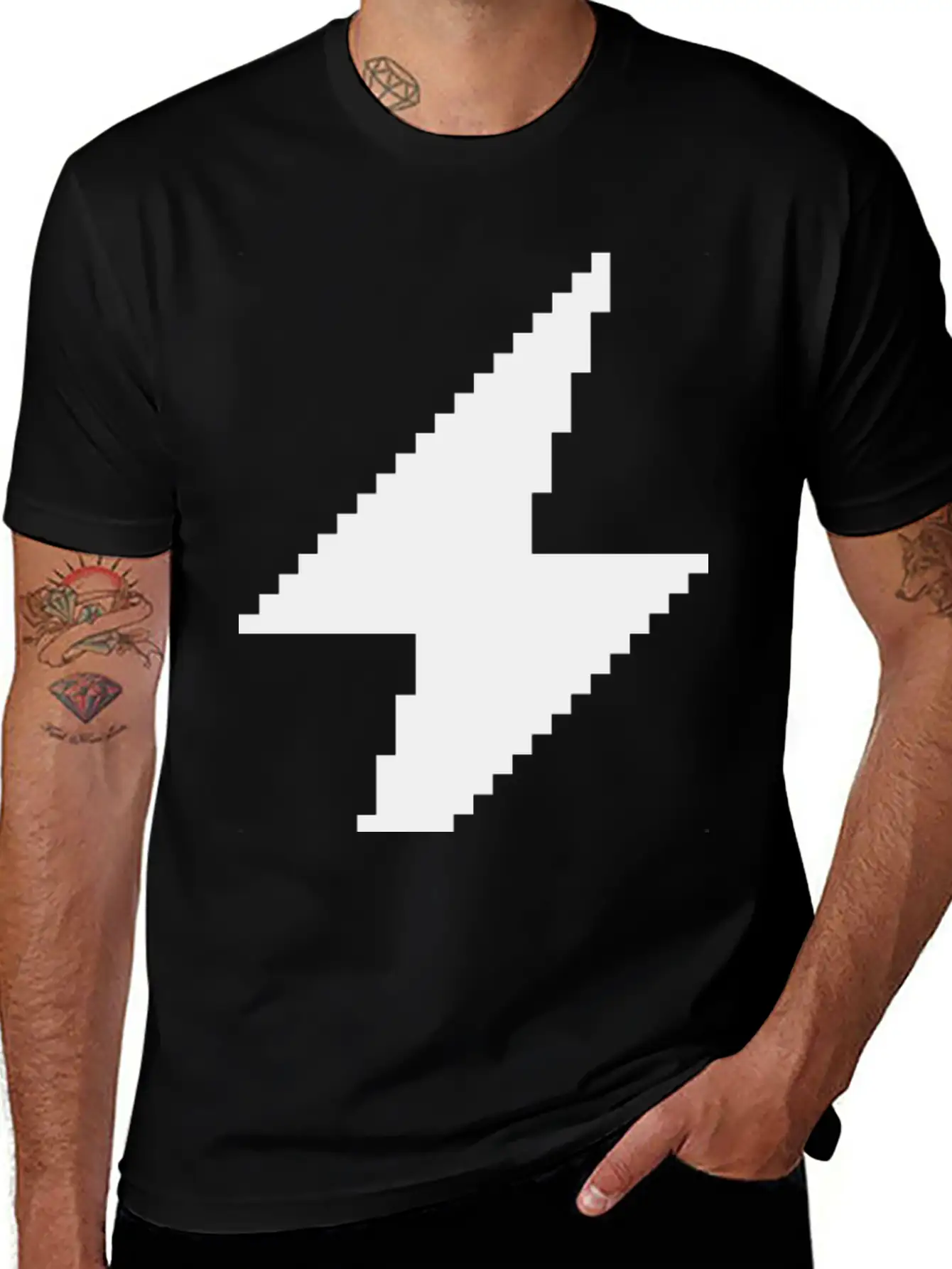 G34 Lightning Basic Graphic T-Shirt – Daily Comfort In Soft Cotton