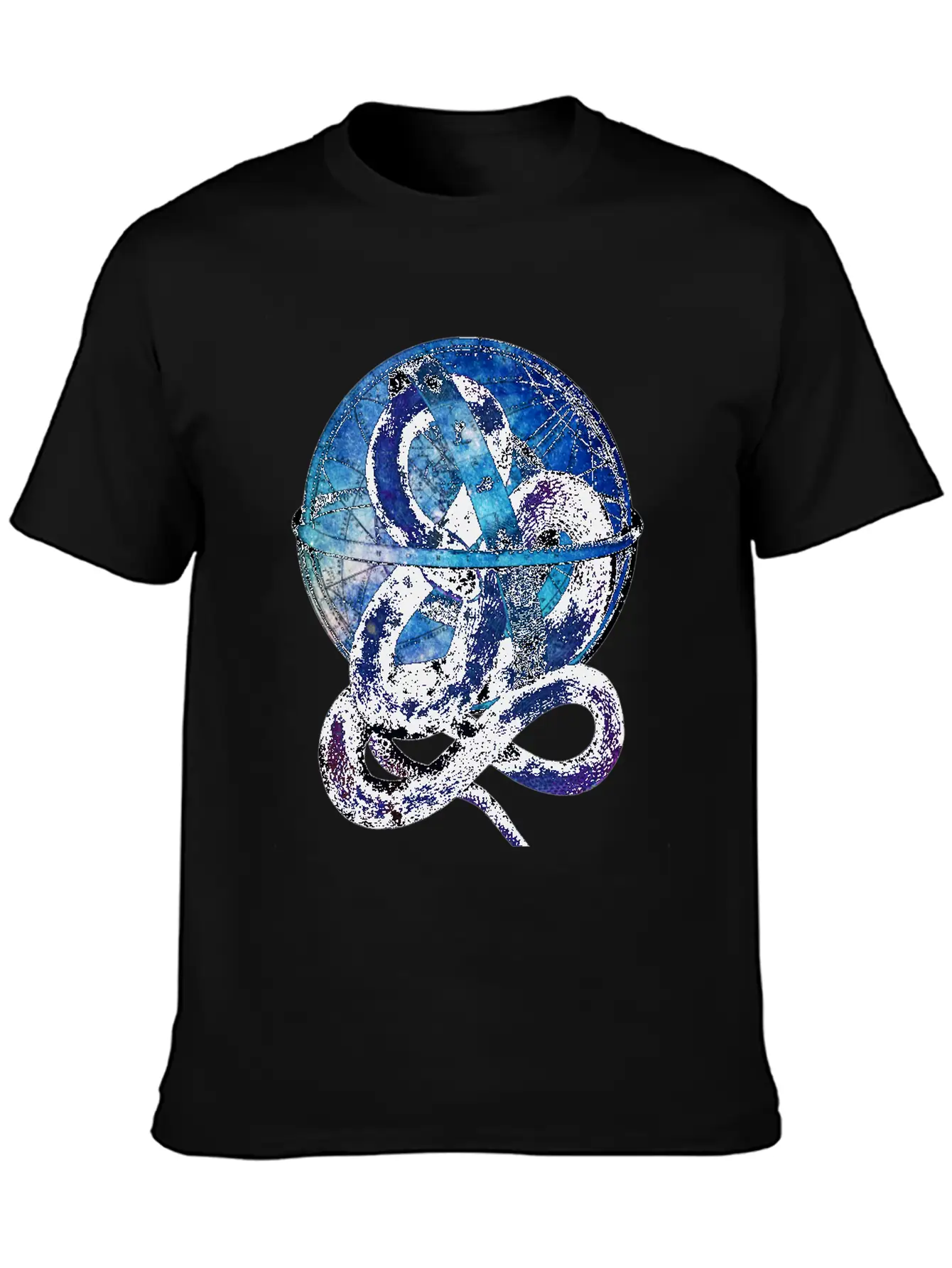 Galaxy World Snake Essential Cotton Tee For Daily Outfits – Unisex Style