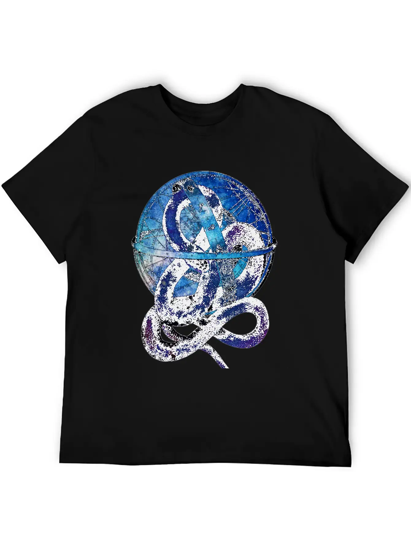 Galaxy World Snake Essential Cotton Tee For Daily Outfits – Unisex Style