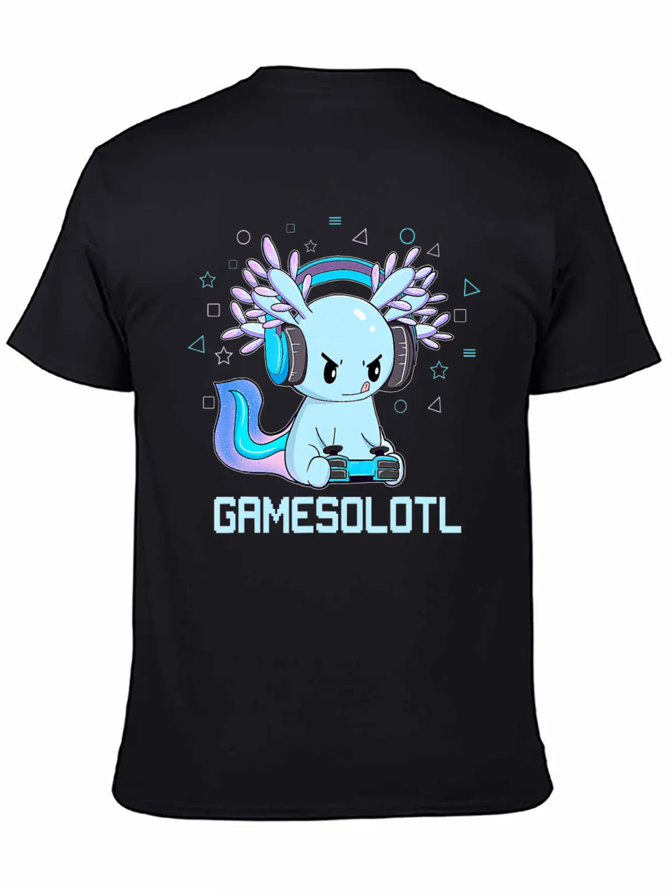 Gamesolotl Axolotl Video Gamer Gifts Relaxed Everyday Tee – Lightweight And Durable Cotton