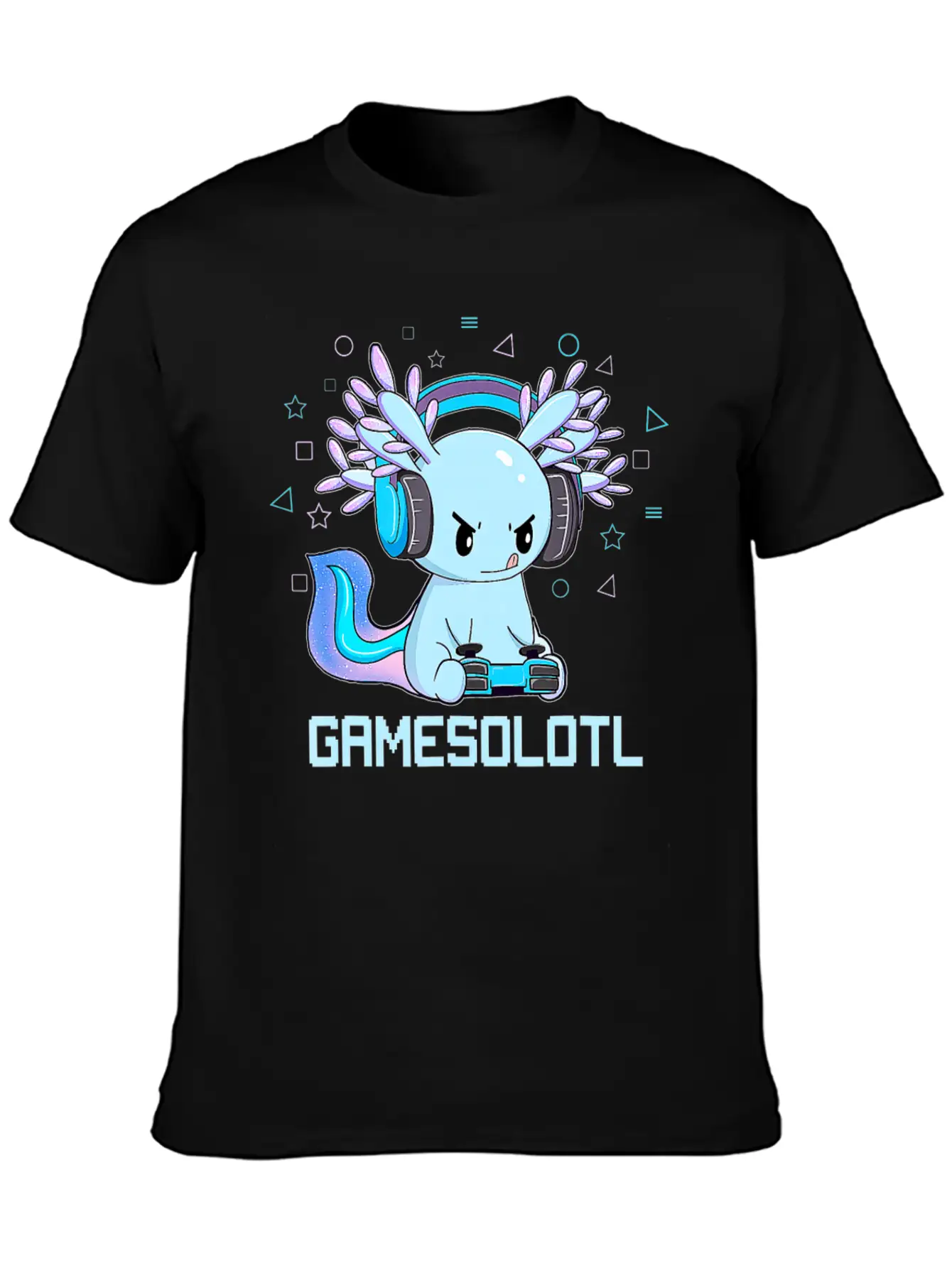 Gamesolotl Axolotl Video Gamer Gifts Relaxed Everyday Tee – Lightweight And Durable Cotton