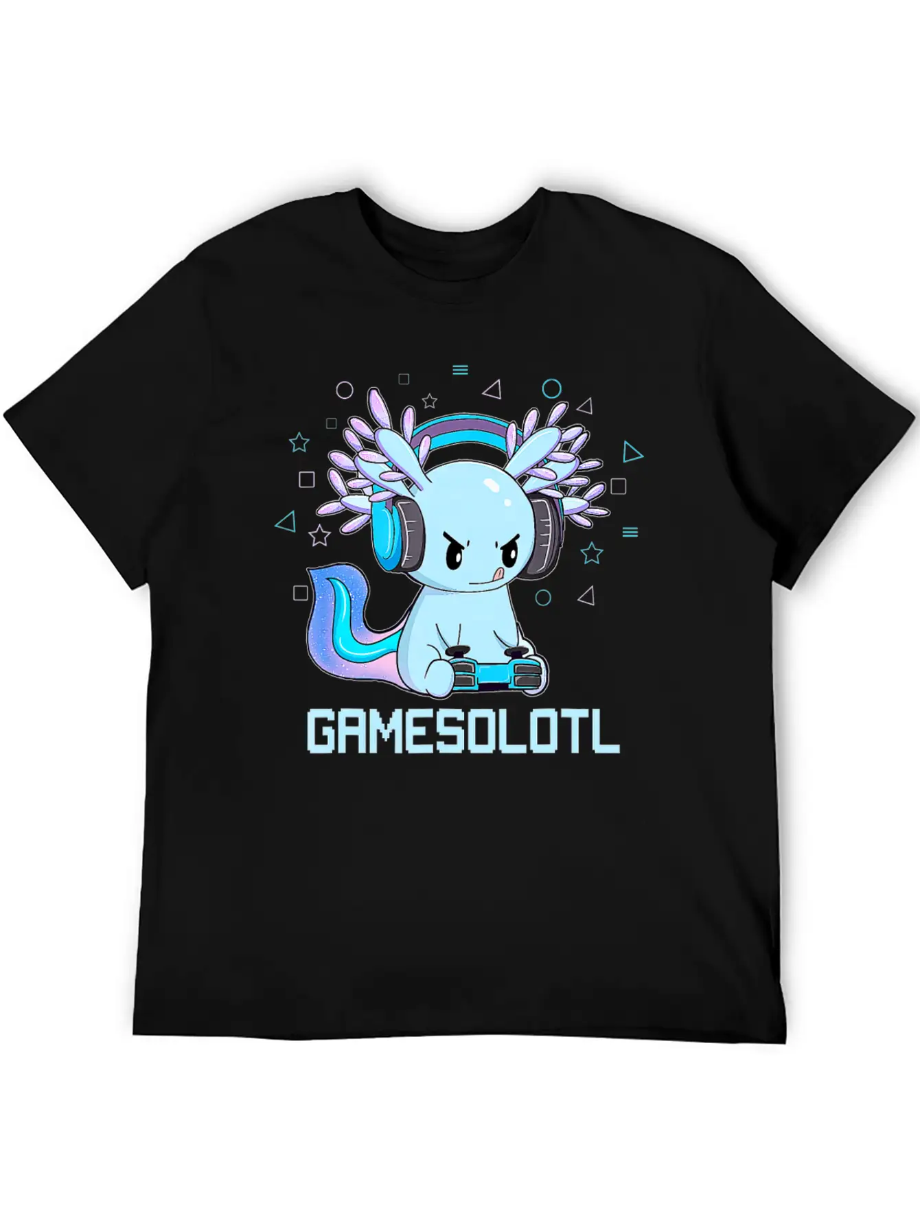 Gamesolotl Axolotl Video Gamer Gifts Relaxed Everyday Tee – Lightweight And Durable Cotton