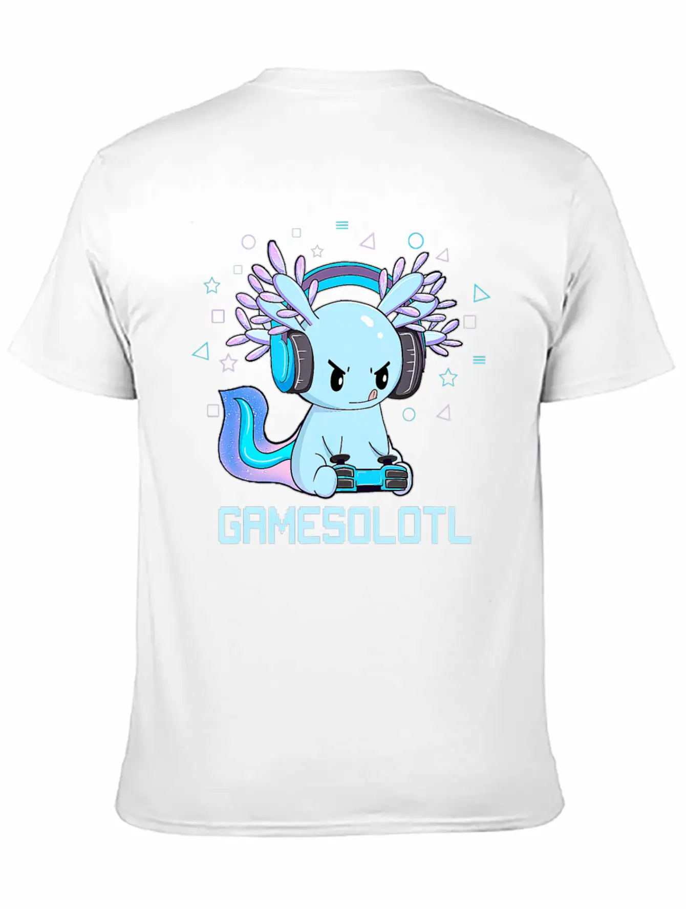 Gamesolotl Axolotl Video Gamer Gifts Relaxed Everyday Tee – Lightweight And Durable Cotton