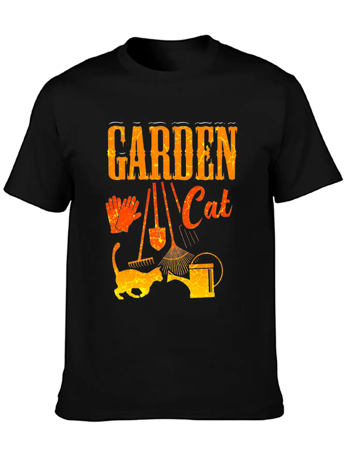 Gardening Funny Gardener Garden Cat Basic Graphic T-Shirt – Daily Comfort In Soft Cotton
