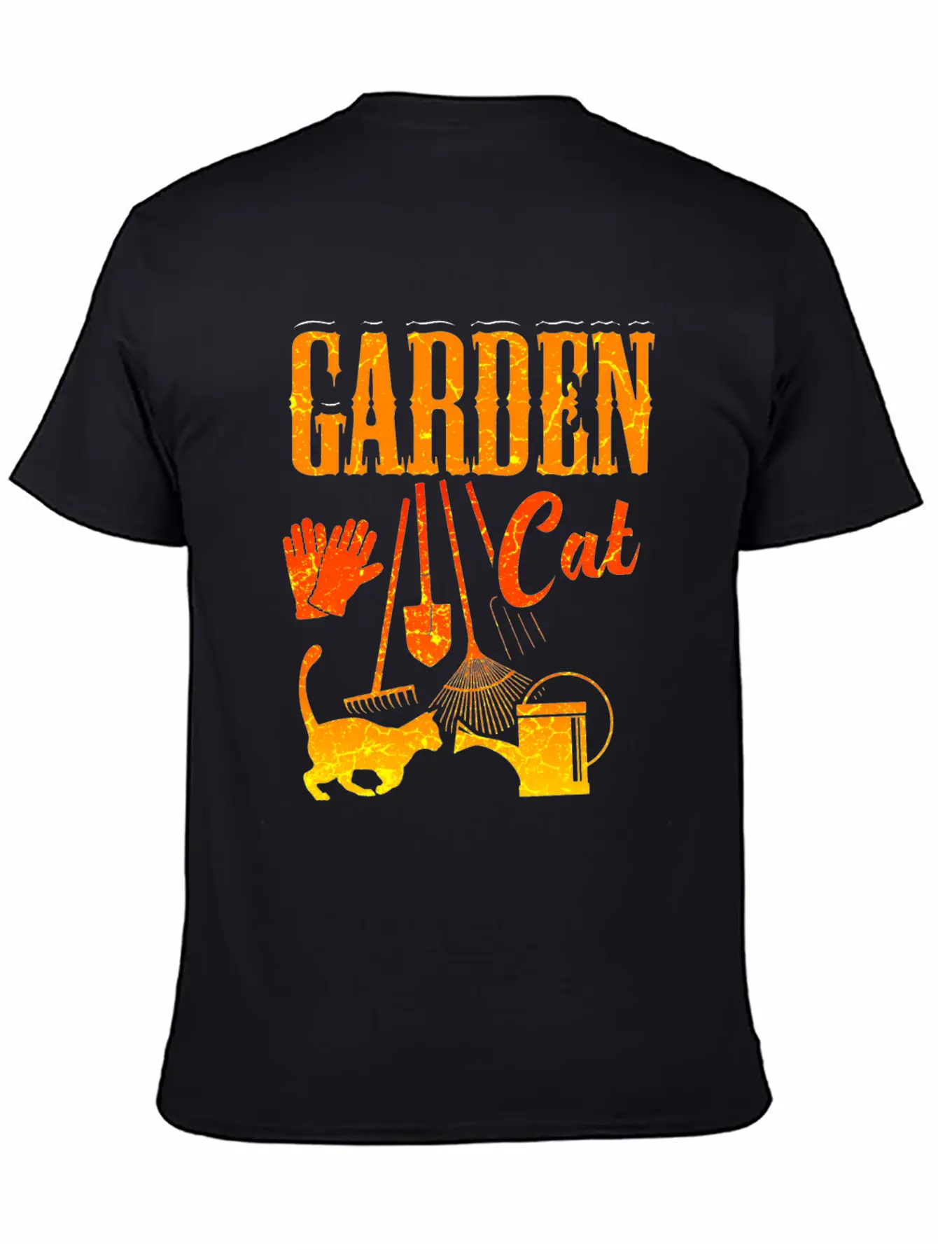 Gardening Funny Gardener Garden Cat Basic Graphic T-Shirt – Daily Comfort In Soft Cotton