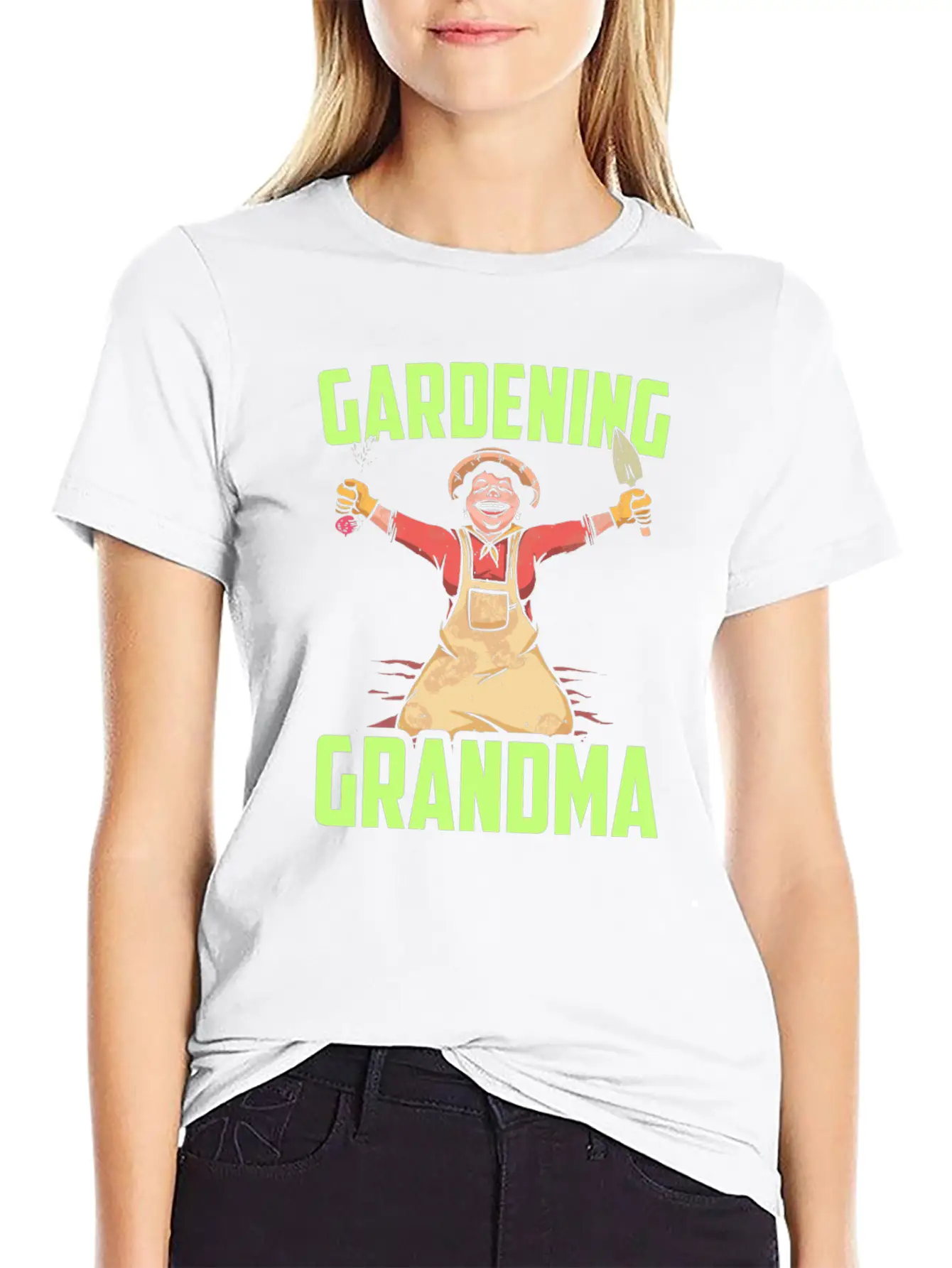 Gardening Grandma Garden Granny Gardener Stylish Everyday T-Shirt – Unisex Basic Cotton Tee