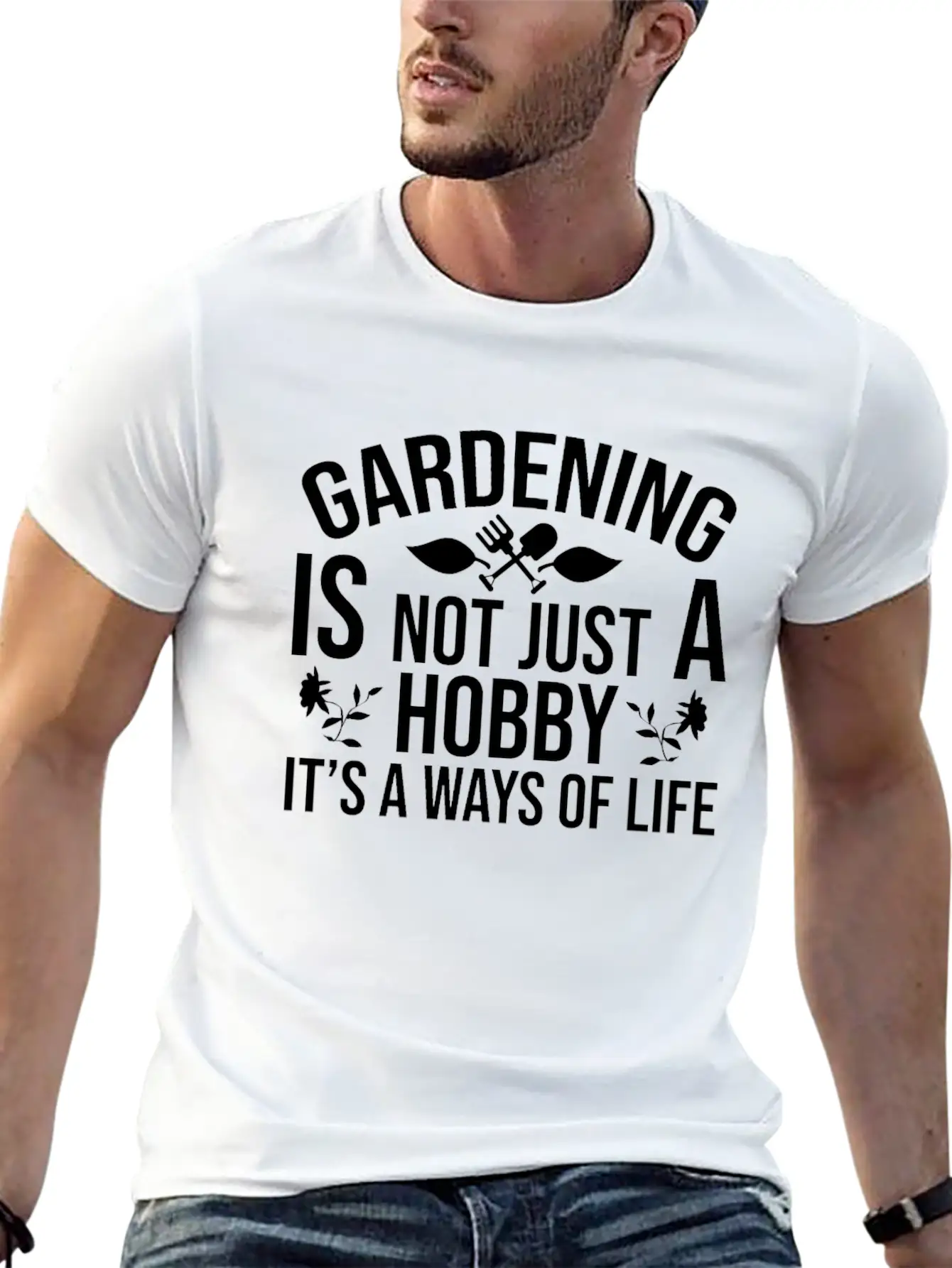 Gardening Plants Gift I Home Garden Day Gardener Stylish Everyday T-Shirt – Unisex Basic Cotton Tee