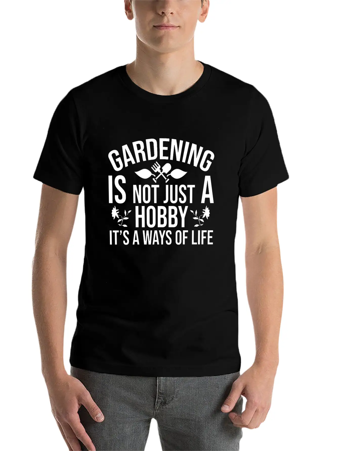 Gardening Plants Gift I Home Garden Day Gardener Stylish Everyday T-Shirt – Unisex Basic Cotton Tee
