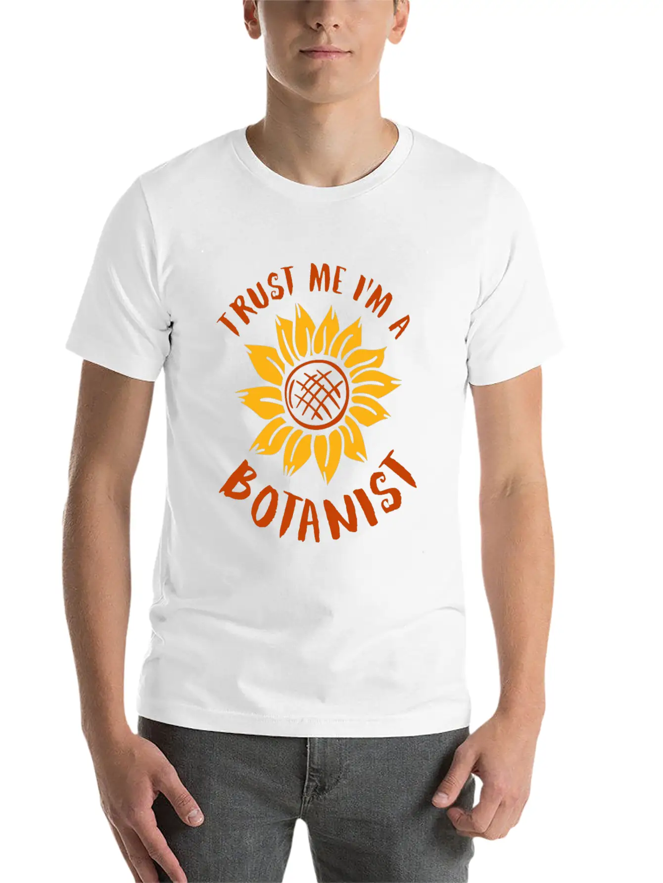 Gardening Sunflower Flowers Stylish Everyday T-Shirt – Unisex Basic Cotton Tee